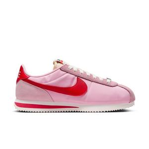 Nike Cortez Textile "Med Soft Pink/Fire Red/Sail/Team Orange" Women's Shoe