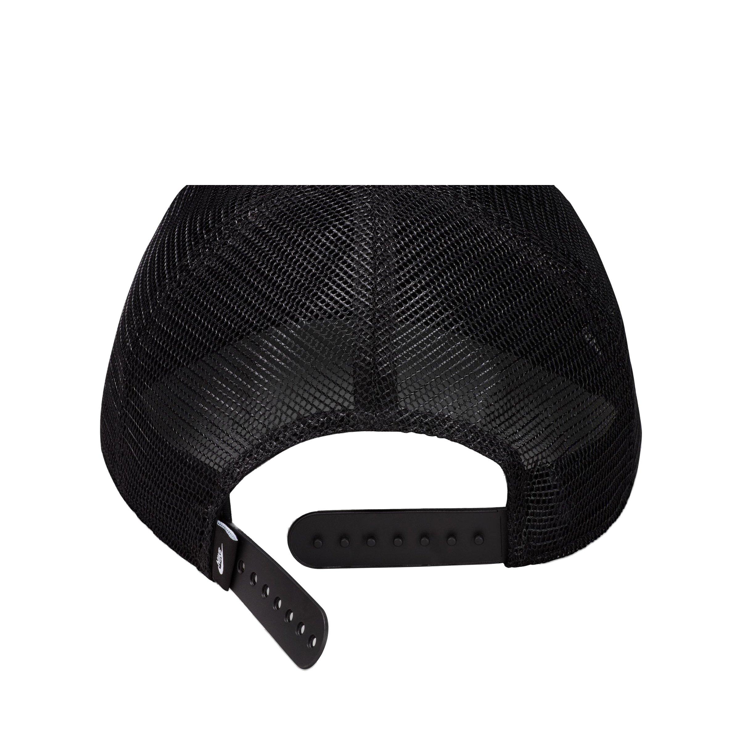 Nike Rise Trucker Hat-Black - BLACK/WHITE Thumbnail View 2