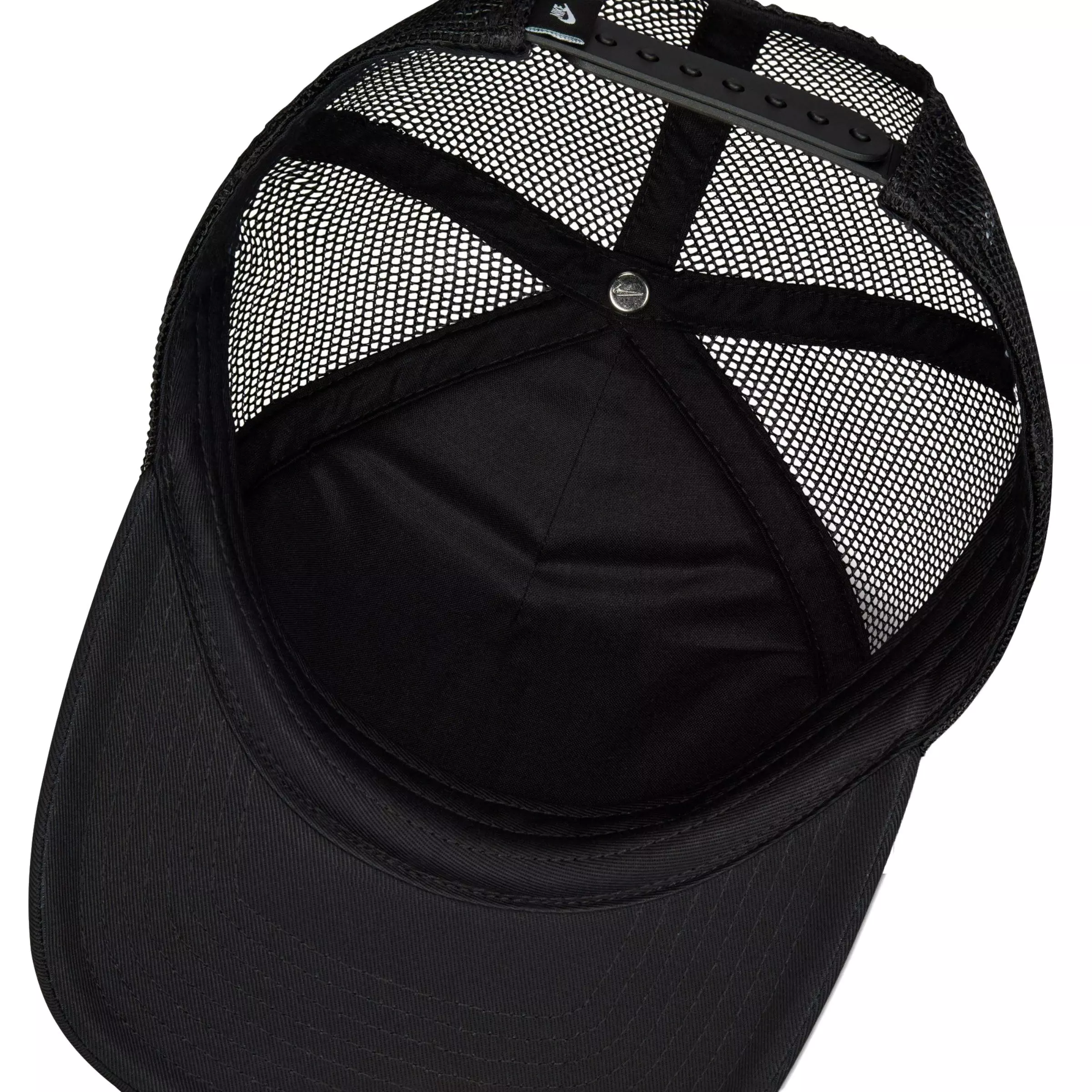 Nike Rise Trucker Hat-Black - BLACK/WHITE