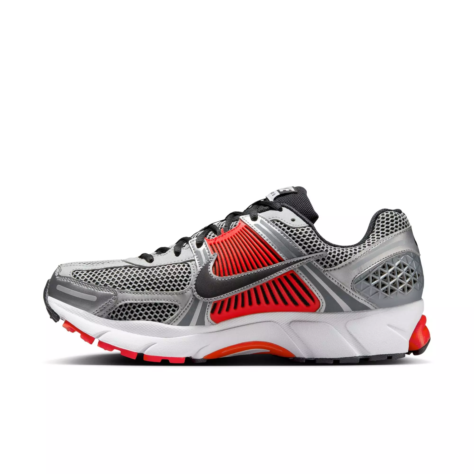 Nike Zoom Vomero 5 "Metallic Silver/Black/FLT Silver" Men's Shoe - RED/SILVER