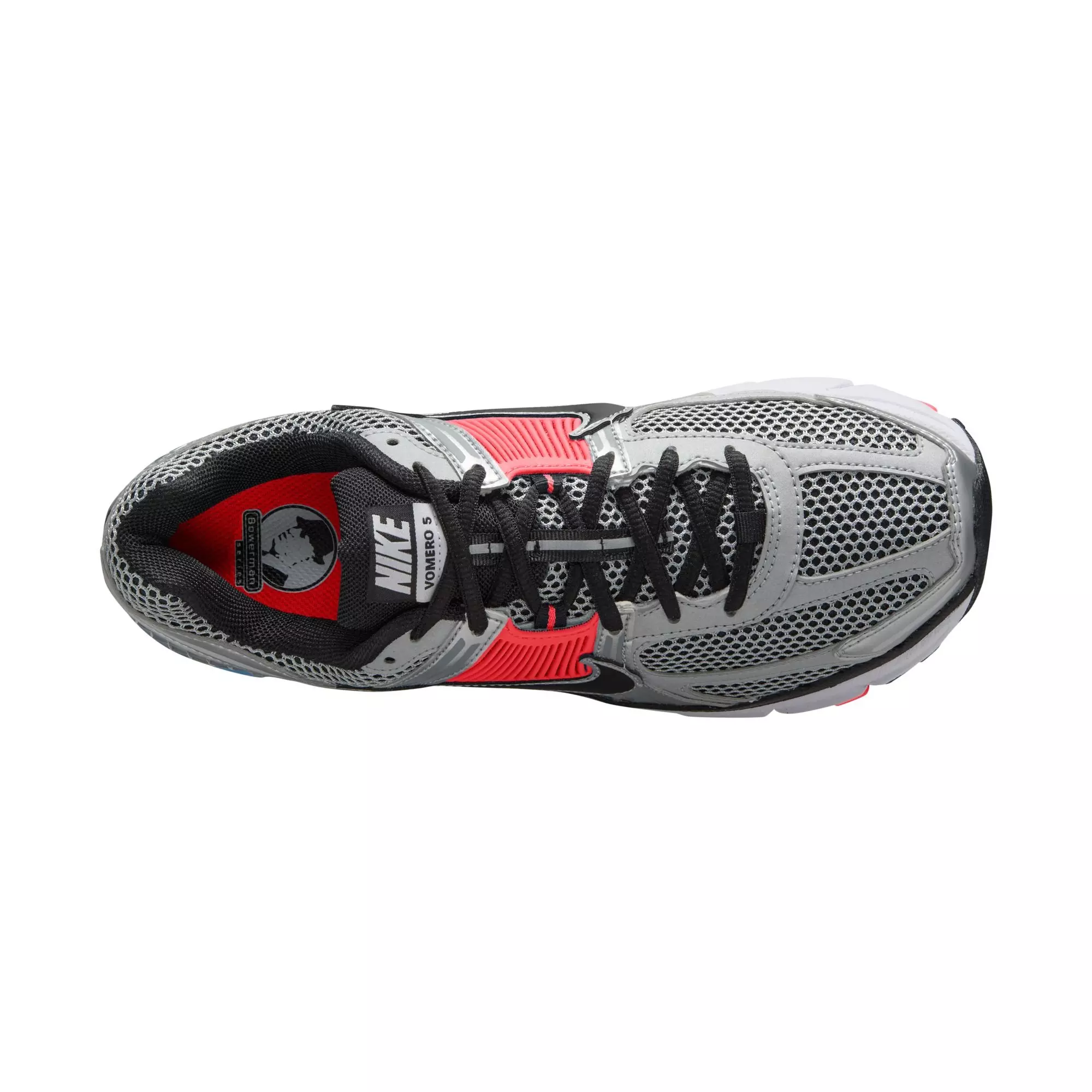 Nike Zoom Vomero 5 "Metallic Silver/Black/FLT Silver" Men's Shoe - RED/SILVER