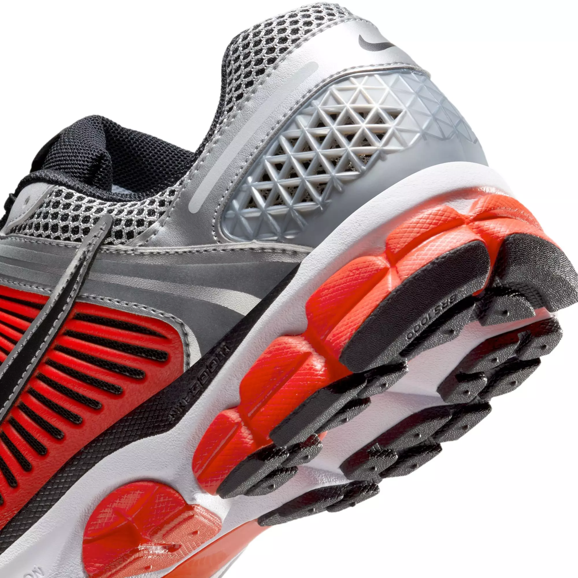 Nike Zoom Vomero 5 "Metallic Silver/Black/FLT Silver" Men's Shoe - RED/SILVER