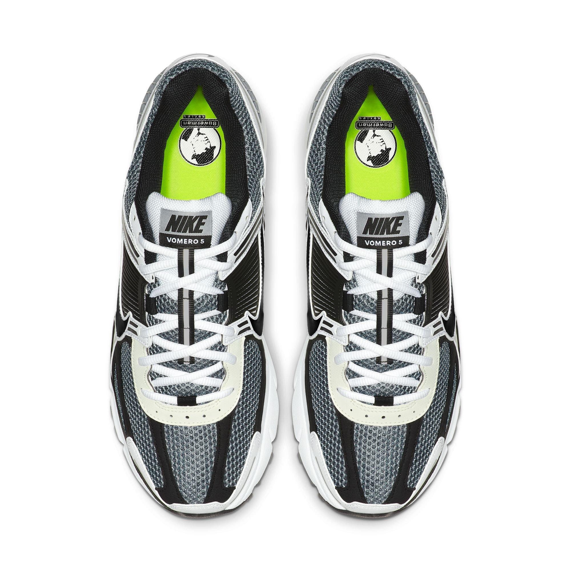 Nike Zoom Vomero 5 SE SP "Dark Grey/Black/White/Sail" Men's Shoe - BLACK/SILVER Thumbnail View 7