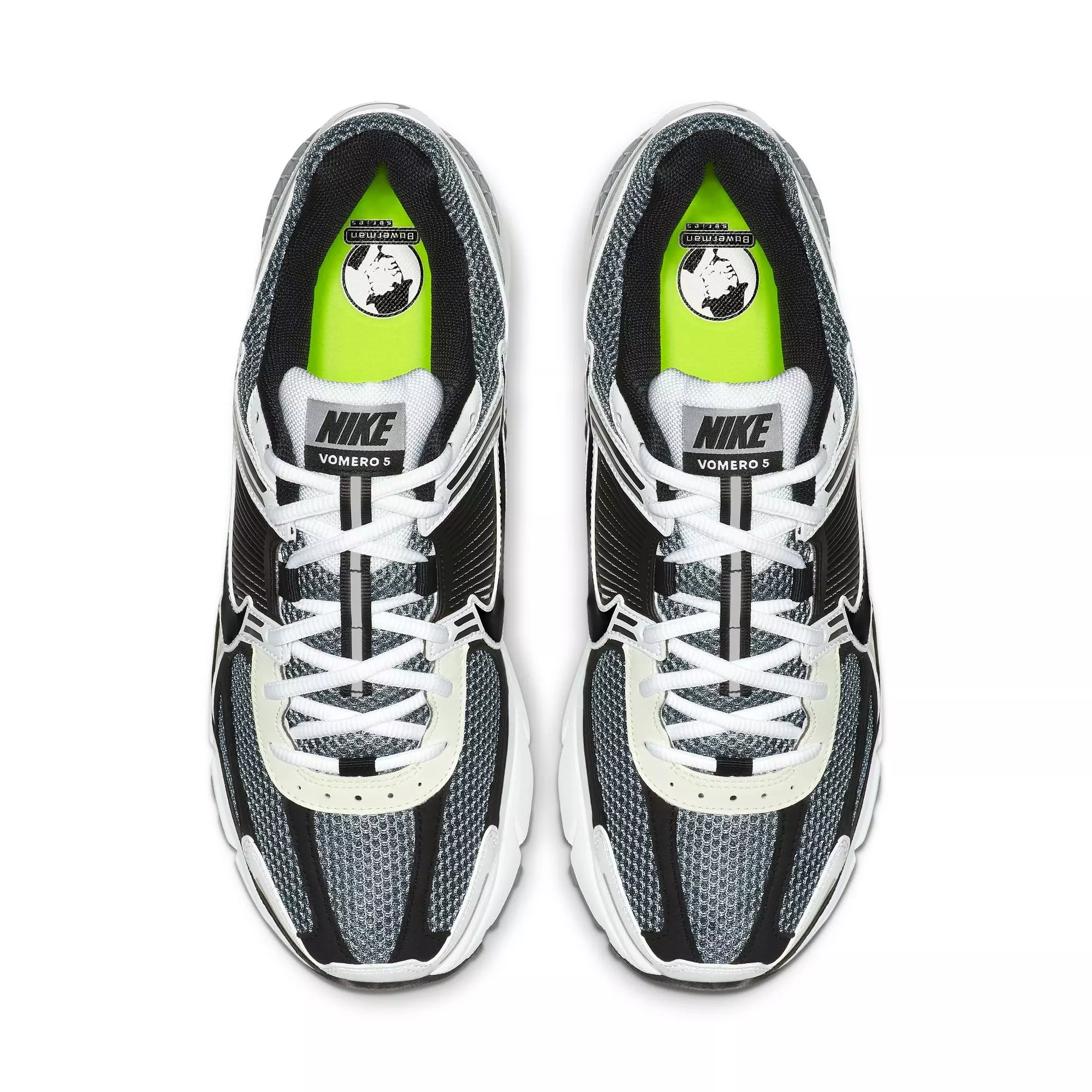 Nike Zoom Vomero 5 SE SP "Dark Grey/Black/White/Sail" Men's Shoe - BLACK/SILVER