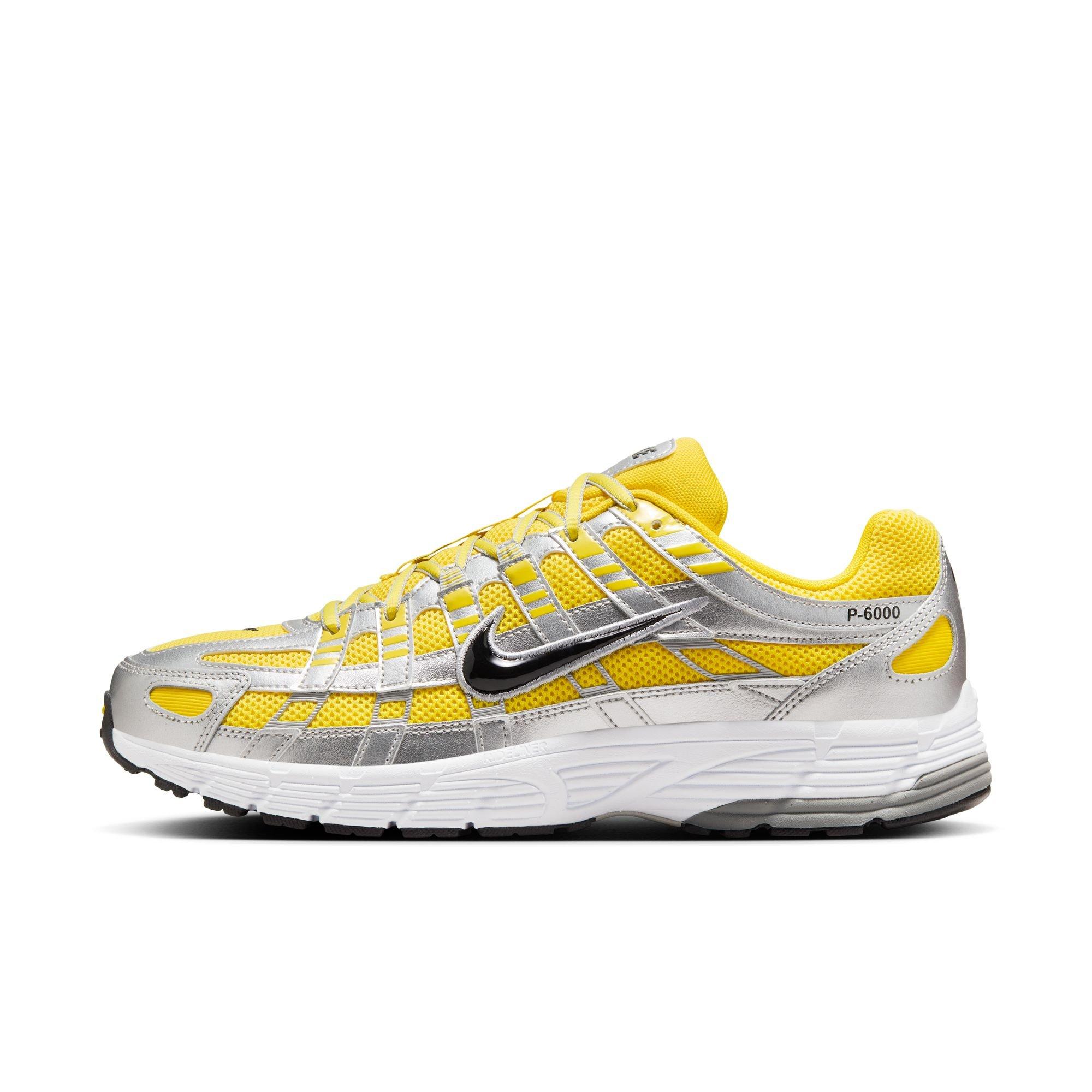 Nike P-6000 "Lightening/Black/Metallic Silver/White" Men's Shoe - YELLOW/WHITE Thumbnail View 3