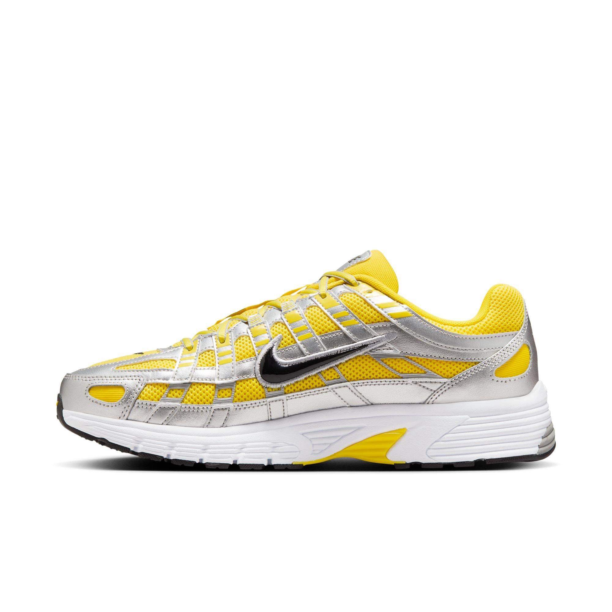 Nike P-6000 "Lightening/Black/Metallic Silver/White" Men's Shoe - YELLOW/WHITE Thumbnail View 4