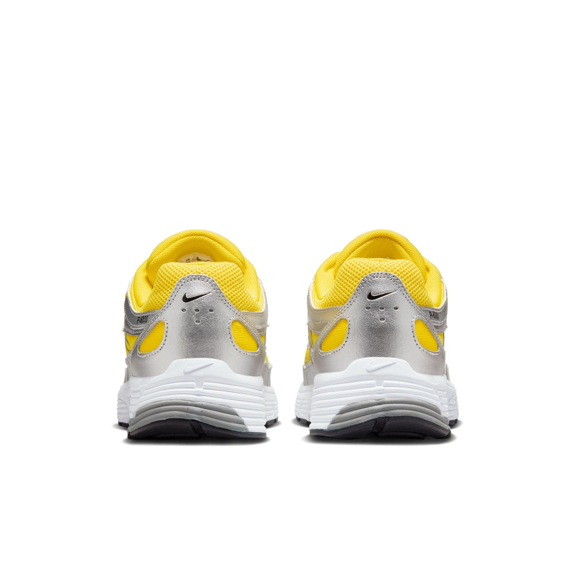 Nike P-6000 "Lightening/Black/Metallic Silver/White" Men's Shoe - YELLOW/WHITE Thumbnail View 7