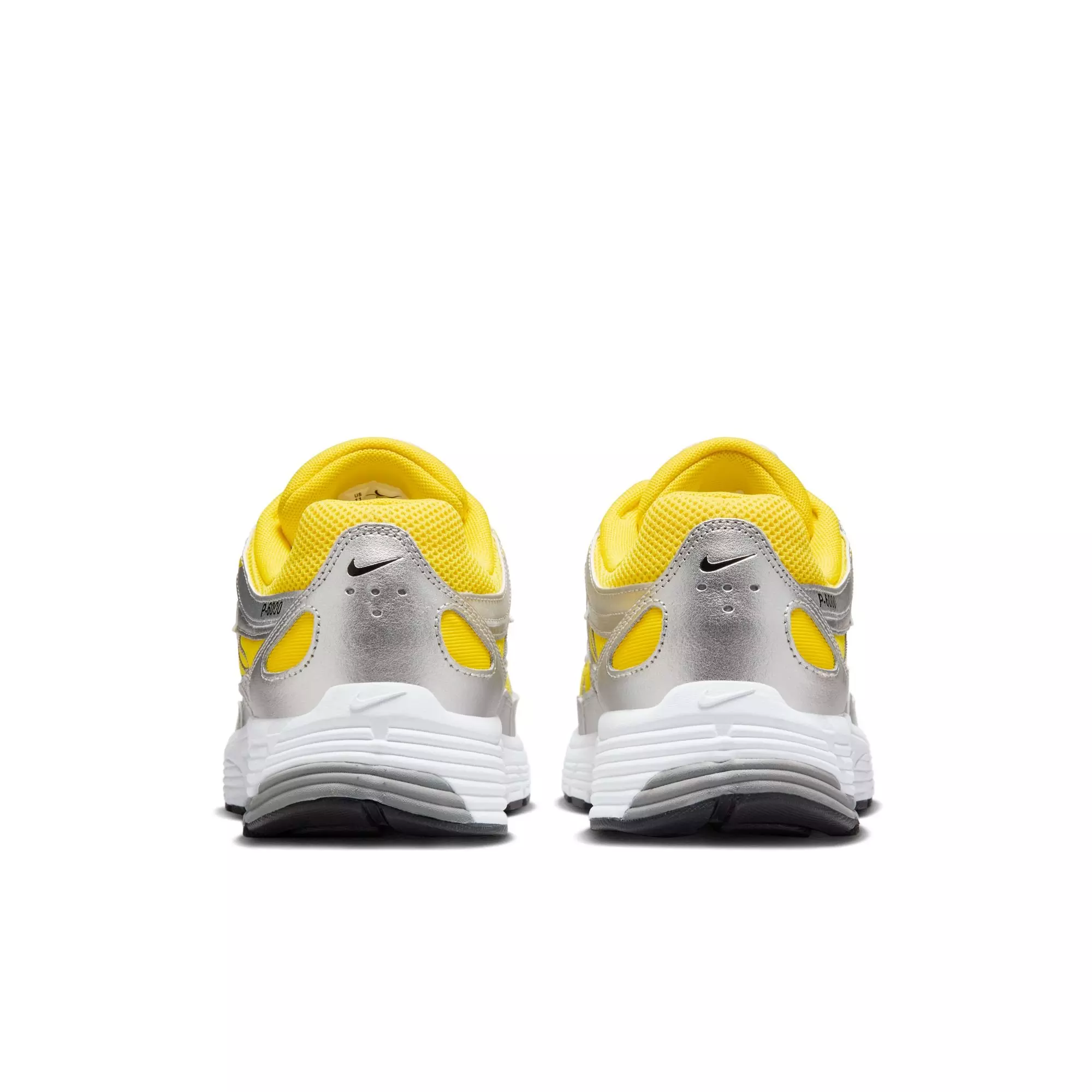 Nike P-6000 "Lightening/Black/Metallic Silver/White" Men's Shoe - YELLOW/WHITE