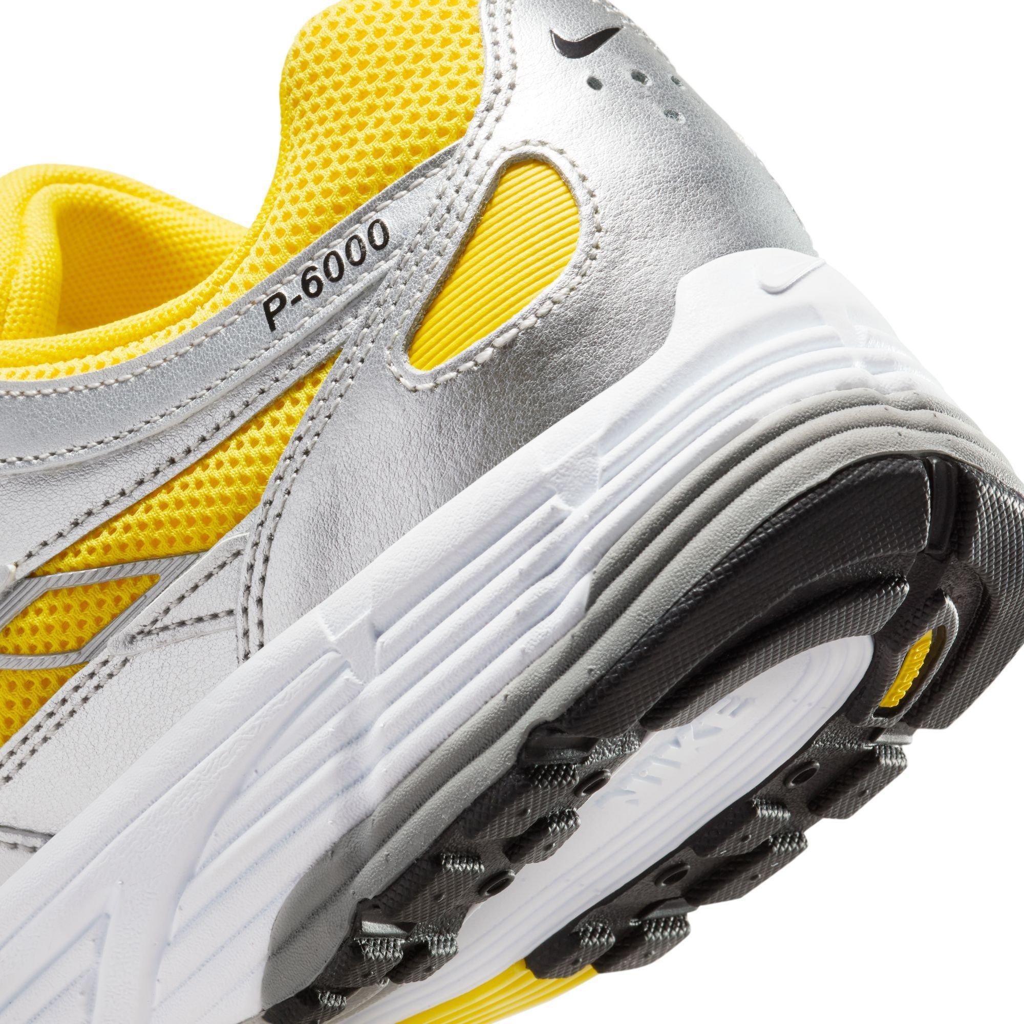 Nike P-6000 "Lightening/Black/Metallic Silver/White" Men's Shoe - YELLOW/WHITE Thumbnail View 10