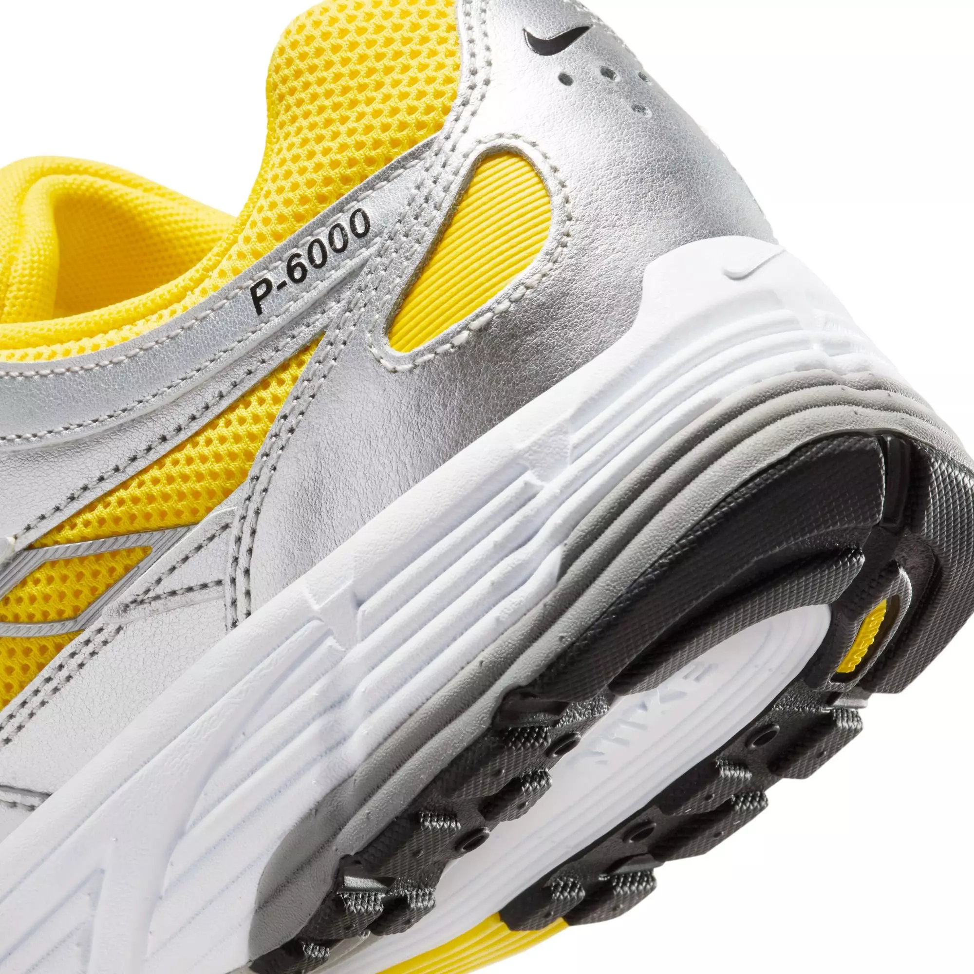 Nike P-6000 "Lightening/Black/Metallic Silver/White" Men's Shoe - YELLOW/WHITE