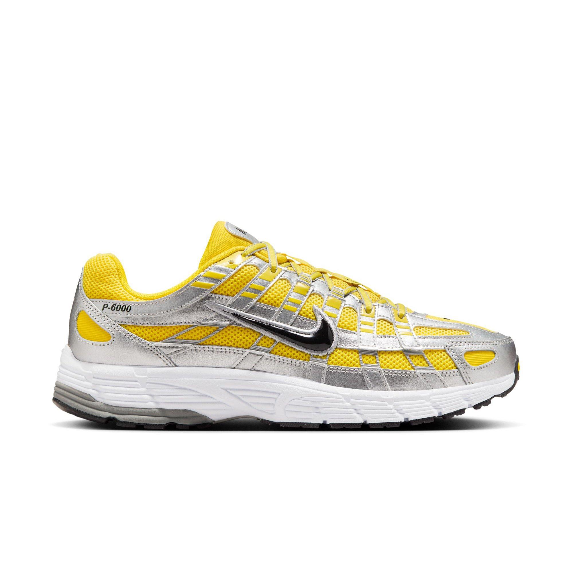 Nike P-6000 "Lightening/Black/Metallic Silver/White" Men's Shoe - YELLOW/WHITE Thumbnail View 1