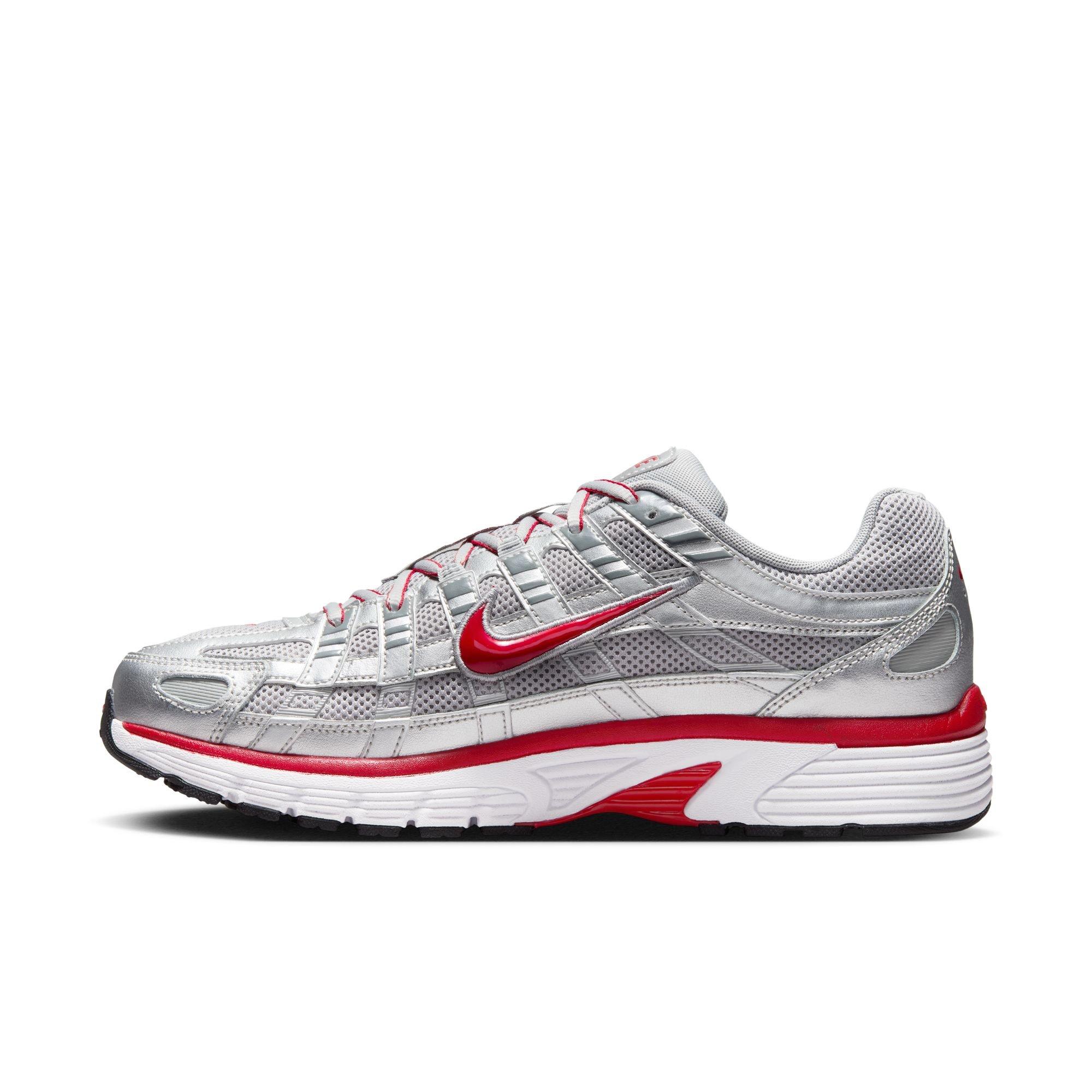 Nike P-6000 "Metallic Silver/Gym Red/Flt Silver" Men's Shoe - SILVER/RED Thumbnail View 4