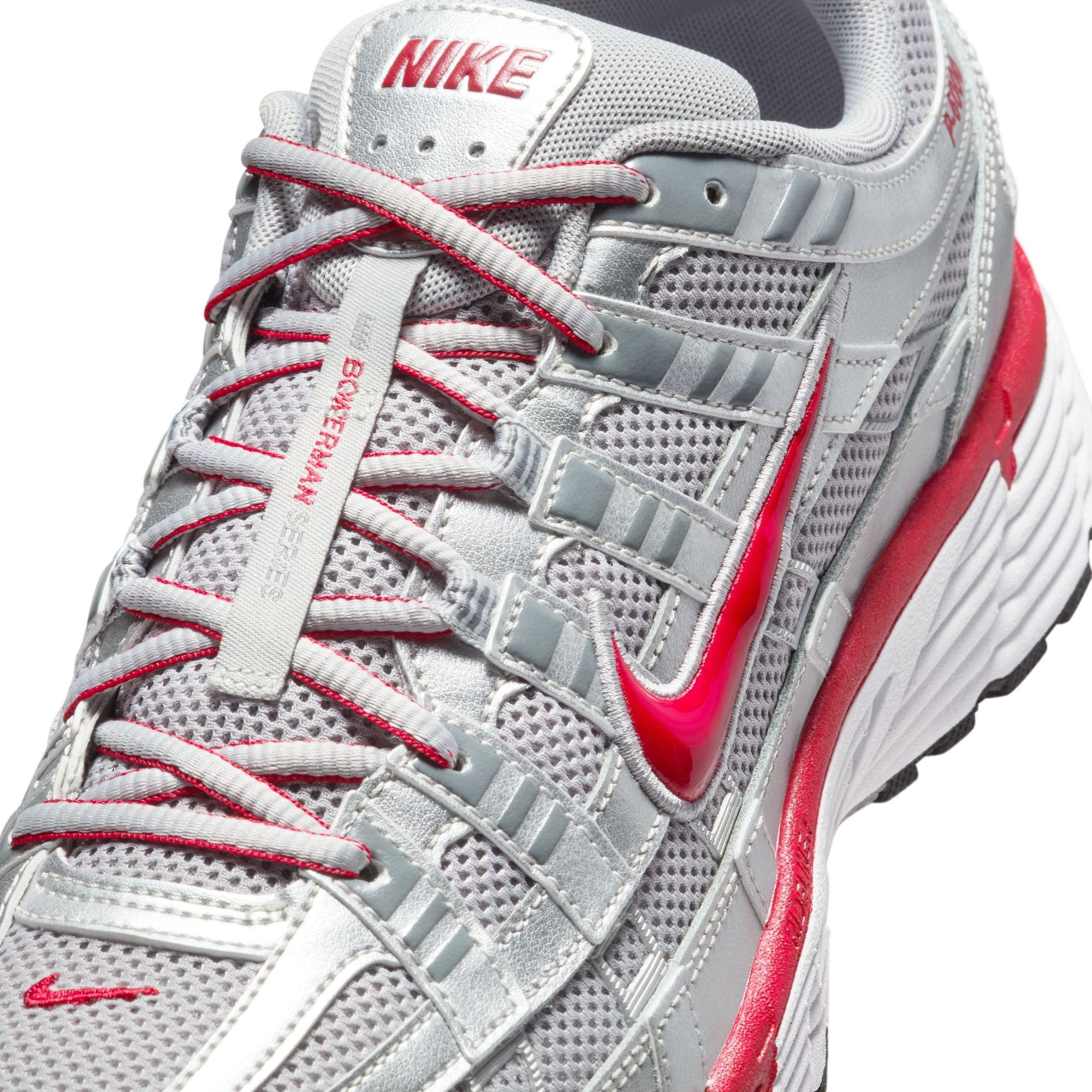 Nike P-6000 "Metallic Silver/Gym Red/Flt Silver" Men's Shoe - SILVER/RED Thumbnail View 10