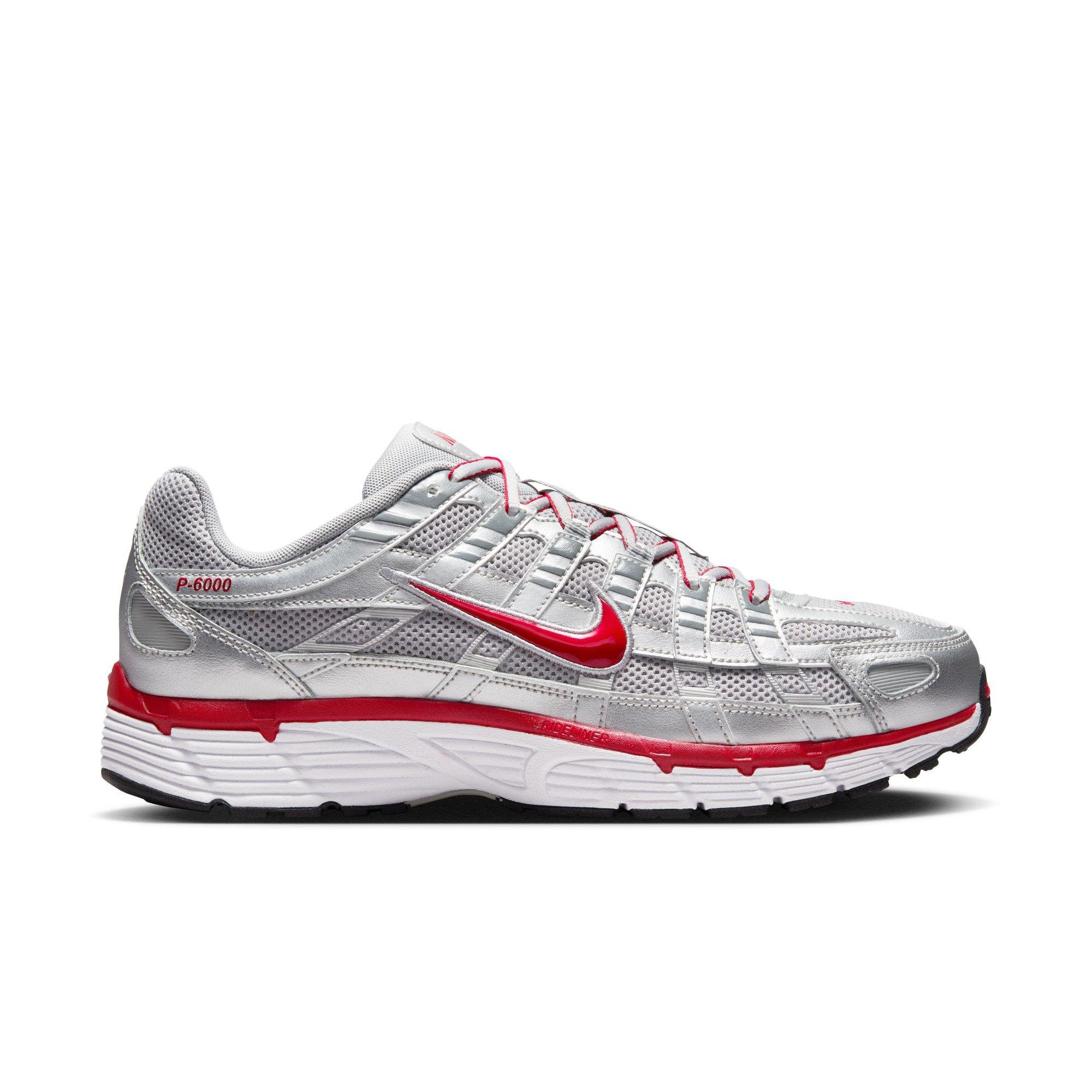 Nike P-6000 "Metallic Silver/Gym Red/Flt Silver" Men's Shoe - SILVER/RED Thumbnail View 1