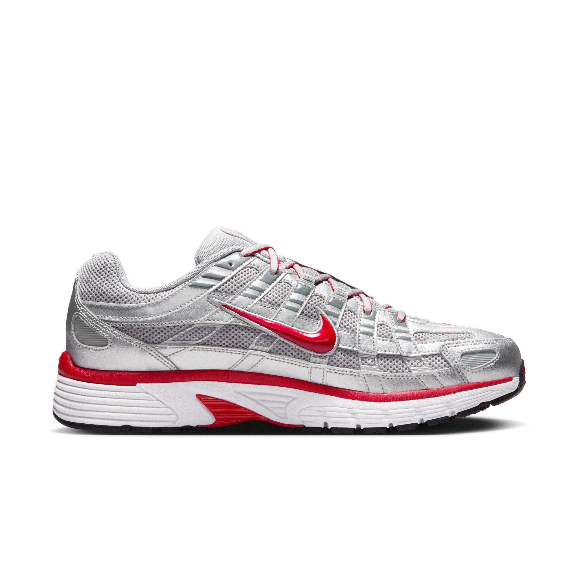 Nike P-6000 "Metallic Silver/Gym Red/Flt Silver" Men's Shoe - SILVER/RED Thumbnail View 2