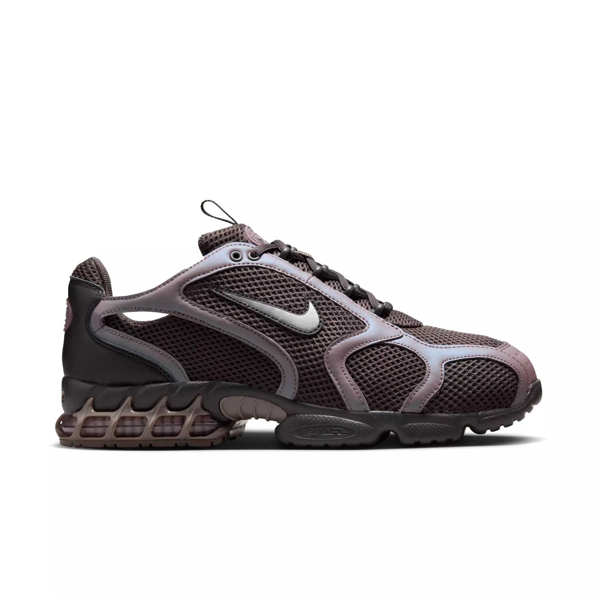 Nike Air Zoom Air Zoom Spiridon Cage 2 "Medium Ash/Metallic Silver/Taupe Grey" Men's Shoe - BLACK/GREY