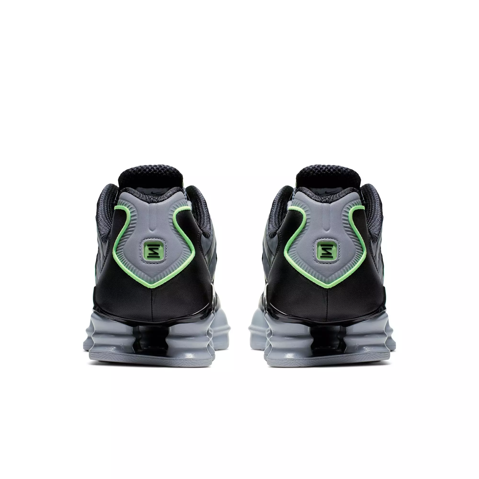 Nike Shox TL "Wolf Grey/Lime Blast/Black" Men's Shoe - GREY/GREEN