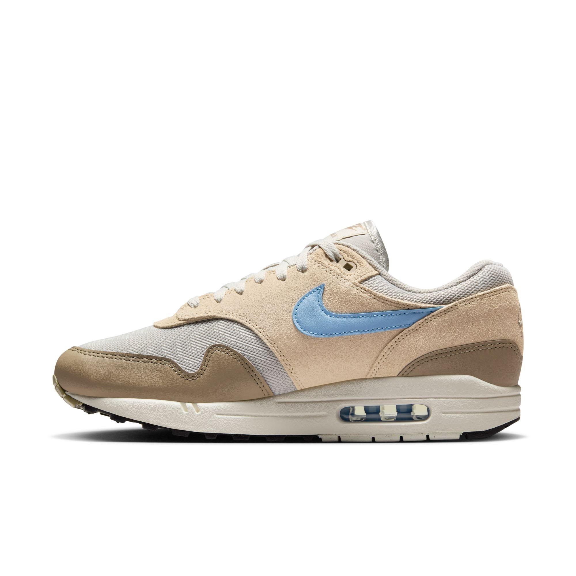 Nike Air Max 1 Essential "Light Bone/Psychic Blue/Sanddrift/Khaki" Men's Shoe - TAN Thumbnail View 4
