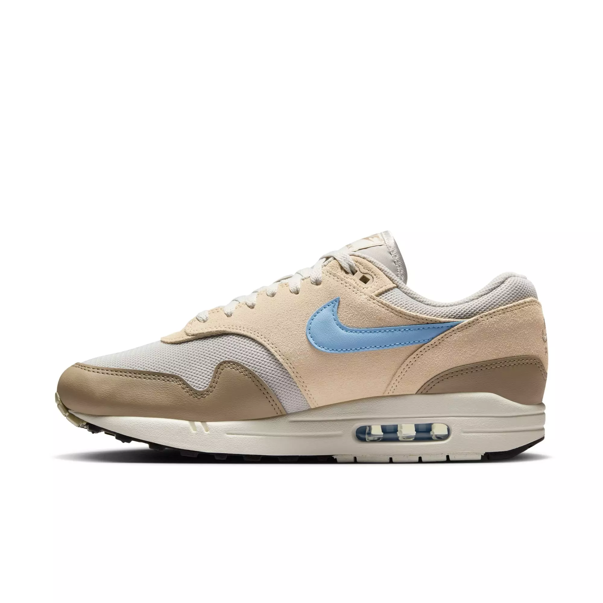 Nike Air Max 1 Essential "Light Bone/Psychic Blue/Sanddrift/Khaki" Men's Shoe - TAN