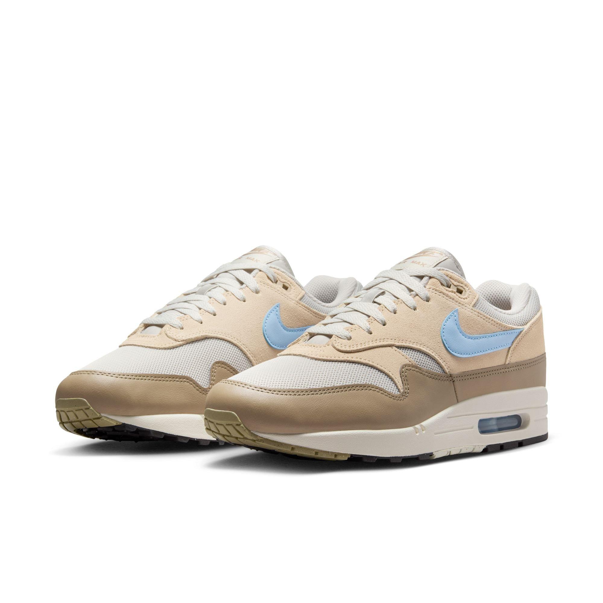 Nike Air Max 1 Essential "Light Bone/Psychic Blue/Sanddrift/Khaki" Men's Shoe - TAN Thumbnail View 5
