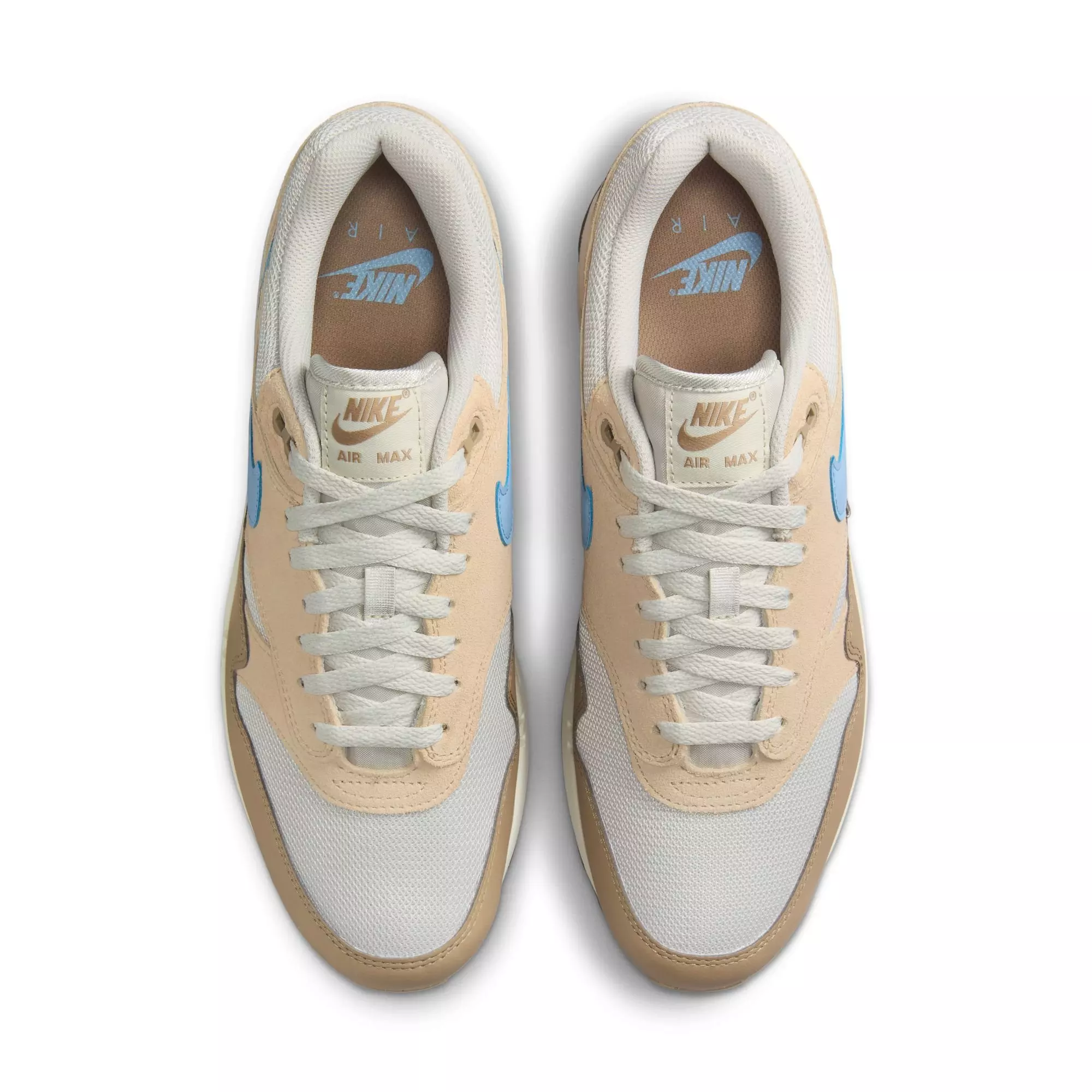 Nike Air Max 1 Essential "Light Bone/Psychic Blue/Sanddrift/Khaki" Men's Shoe - TAN