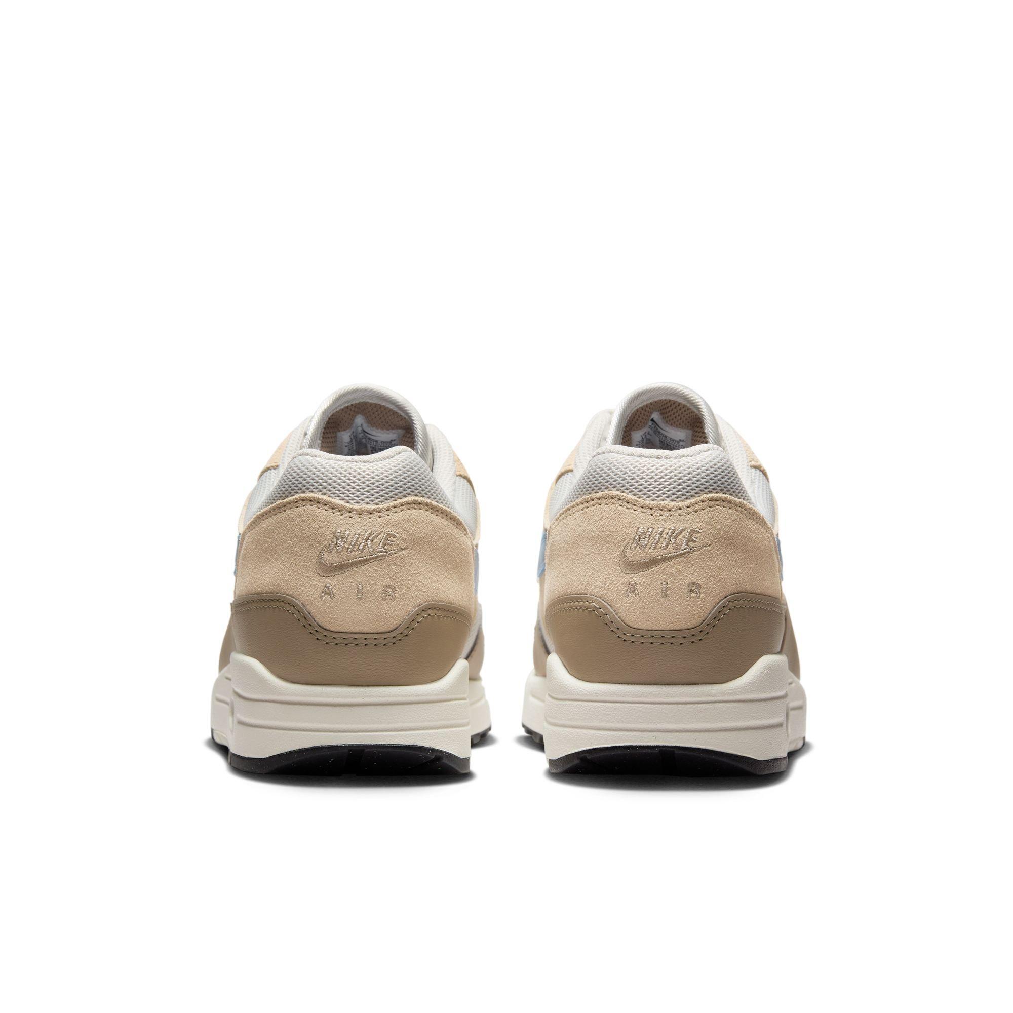 Nike Air Max 1 Essential "Light Bone/Psychic Blue/Sanddrift/Khaki" Men's Shoe - TAN Thumbnail View 7