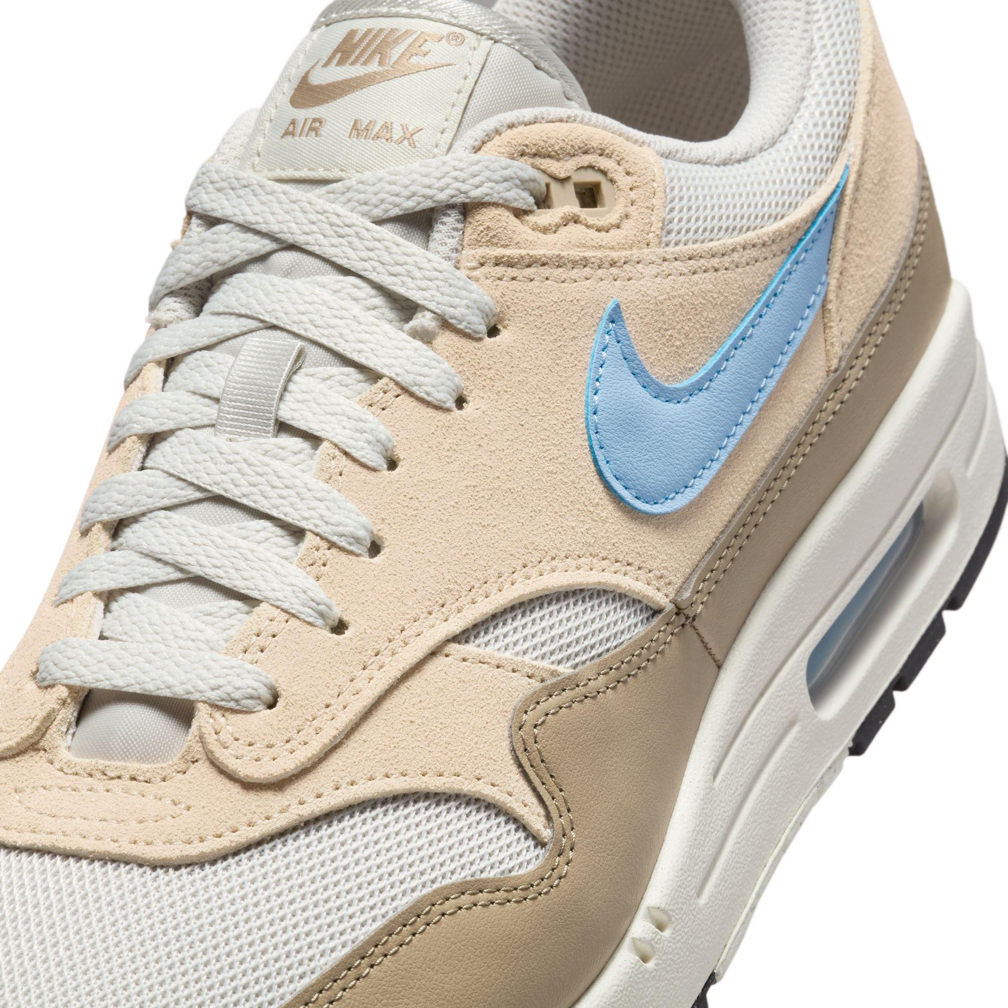 Nike Air Max 1 Essential "Light Bone/Psychic Blue/Sanddrift/Khaki" Men's Shoe - TAN Thumbnail View 9