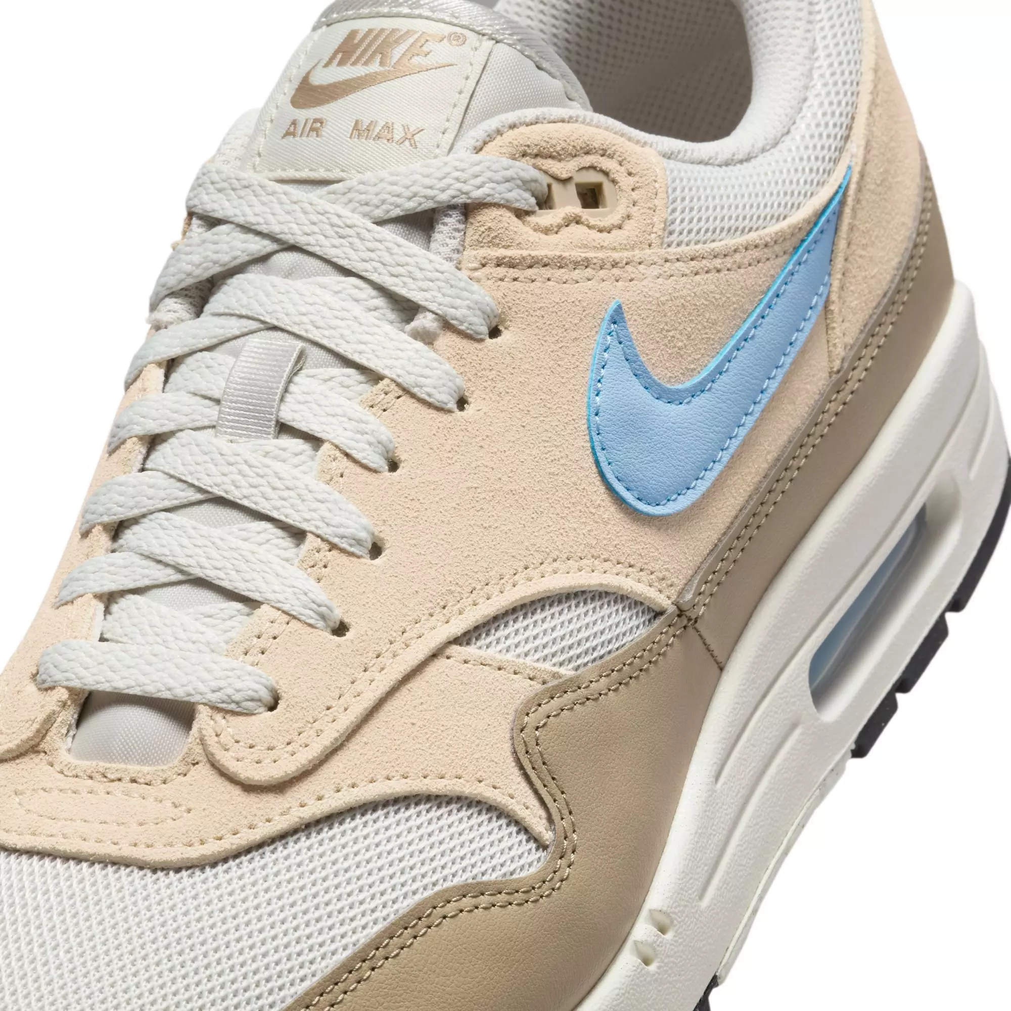 Nike Air Max 1 Essential "Light Bone/Psychic Blue/Sanddrift/Khaki" Men's Shoe - TAN