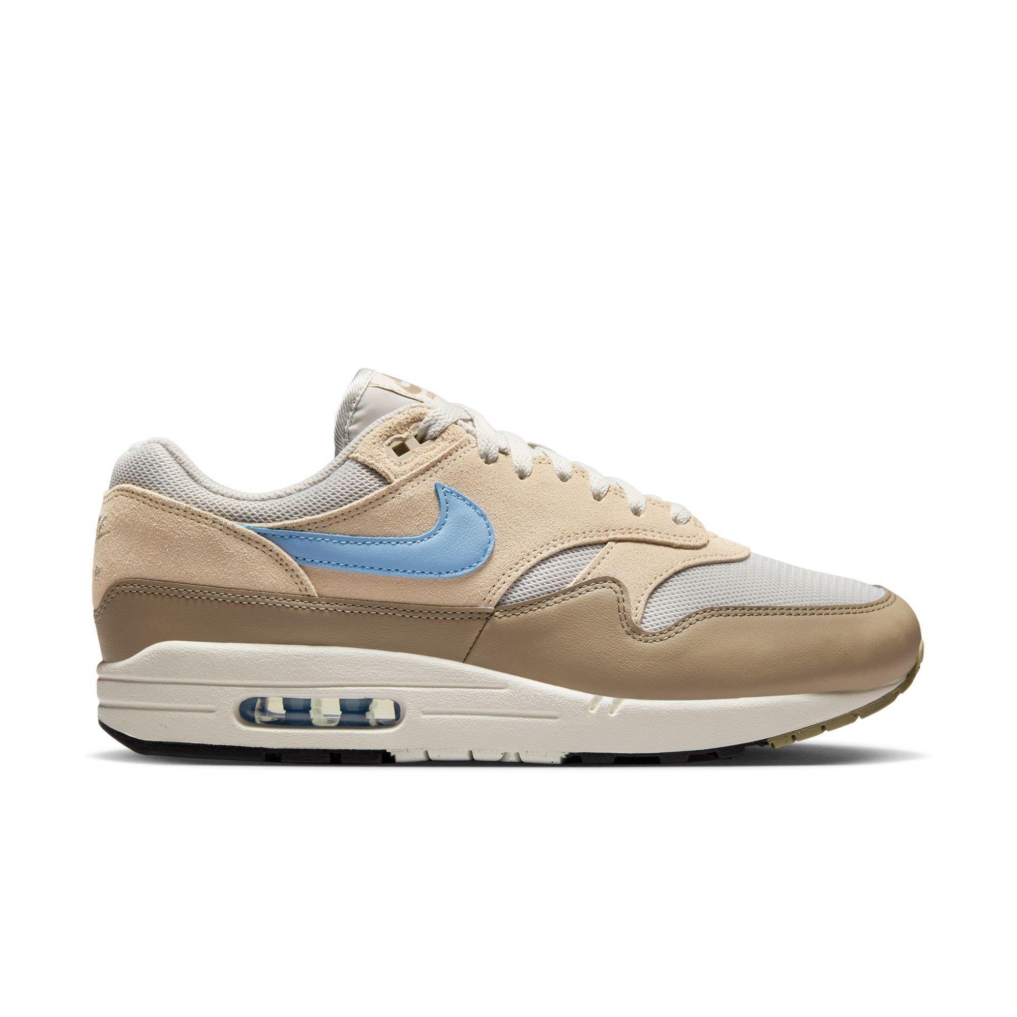 Nike Air Max 1 Essential "Light Bone/Psychic Blue/Sanddrift/Khaki" Men's Shoe - TAN Thumbnail View 1