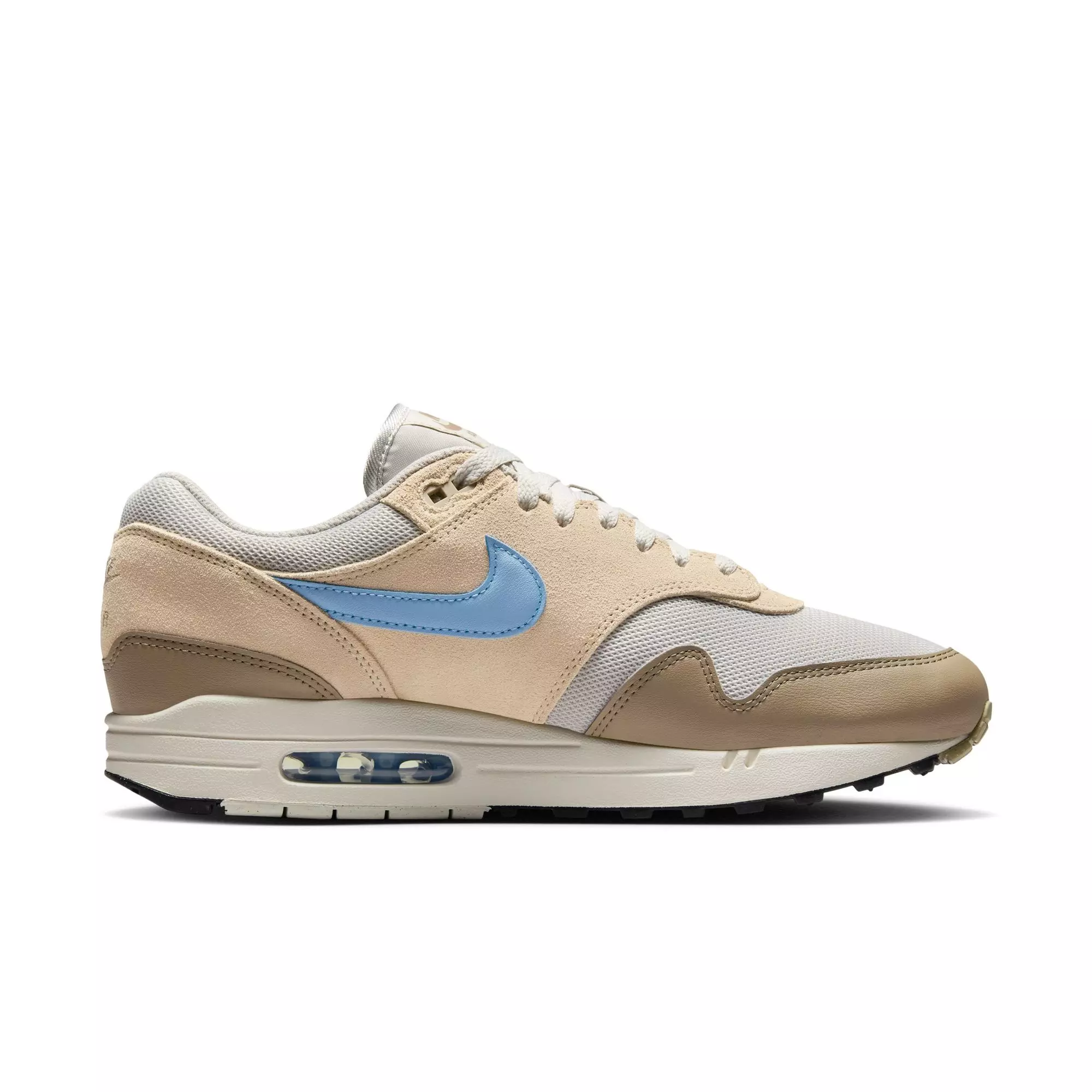 Nike Air Max 1 Essential "Light Bone/Psychic Blue/Sanddrift/Khaki" Men's Shoe - TAN