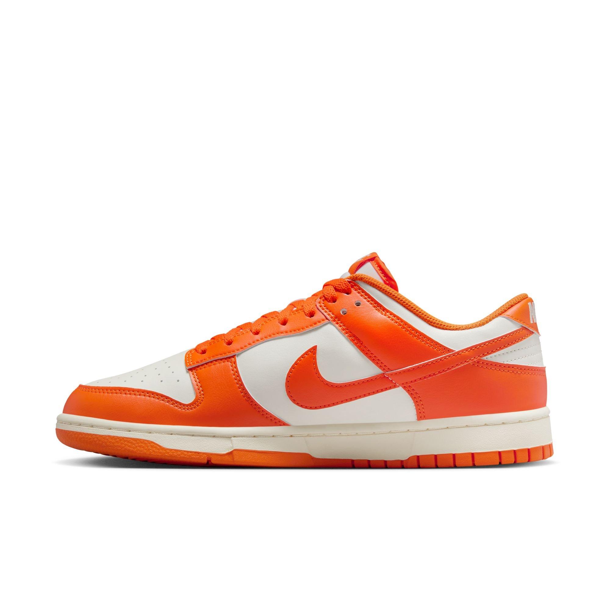 Nike Dunk Low Retro "Pale Ivory/Safety Orange" Men's Shoe - ORANGE Thumbnail View 4