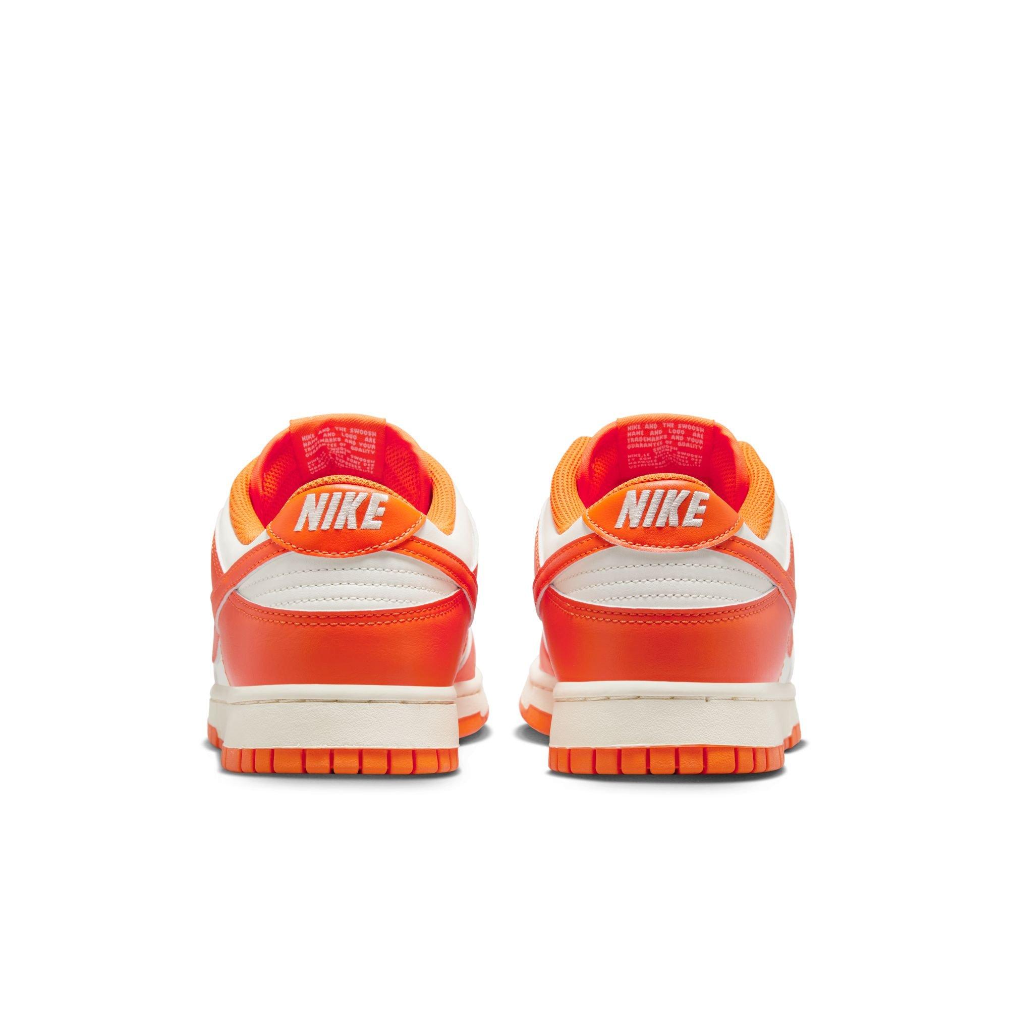 Nike Dunk Low Retro "Pale Ivory/Safety Orange" Men's Shoe - ORANGE Thumbnail View 7
