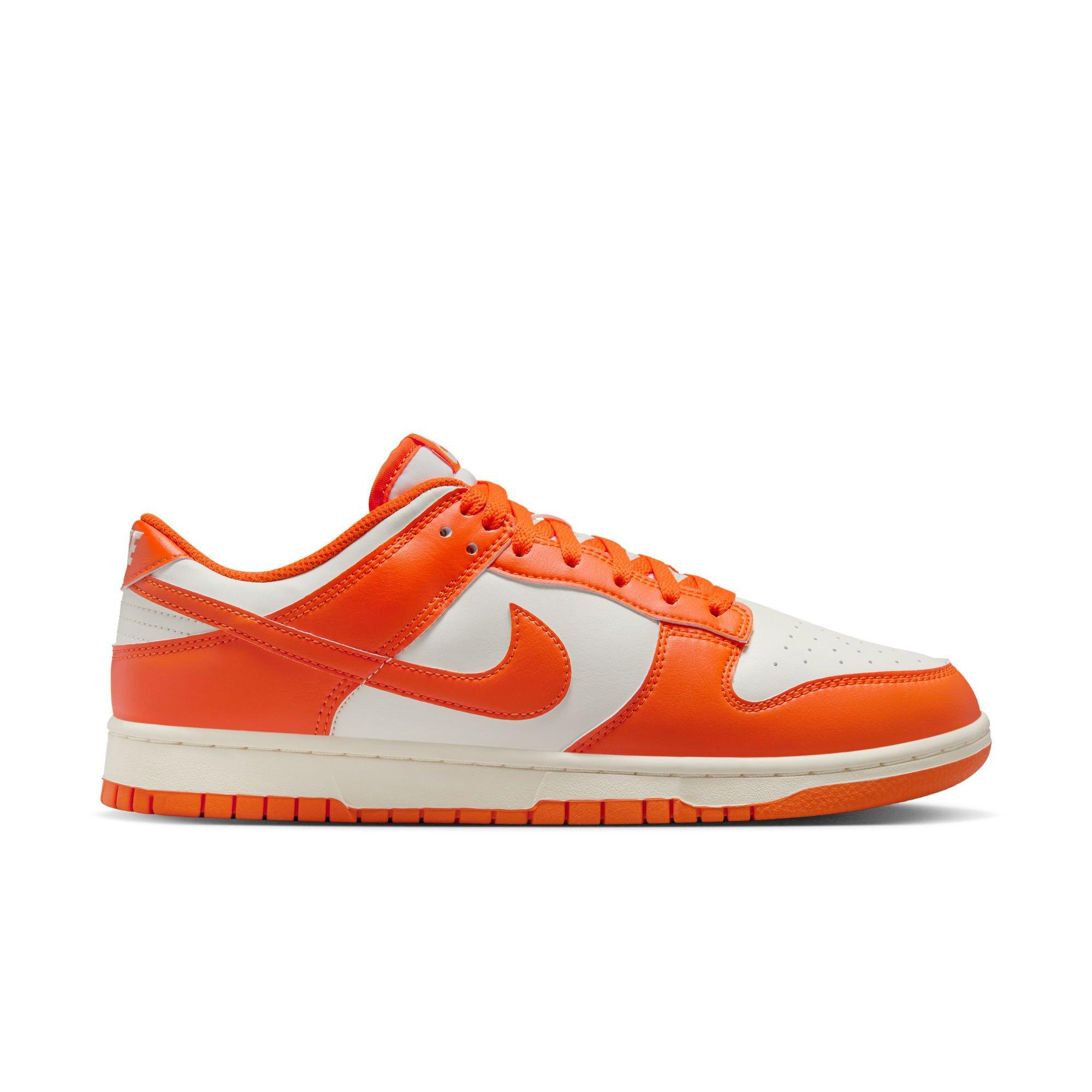 Nike Dunk Low Retro "Pale Ivory/Safety Orange" Men's Shoe - ORANGE Thumbnail View 1