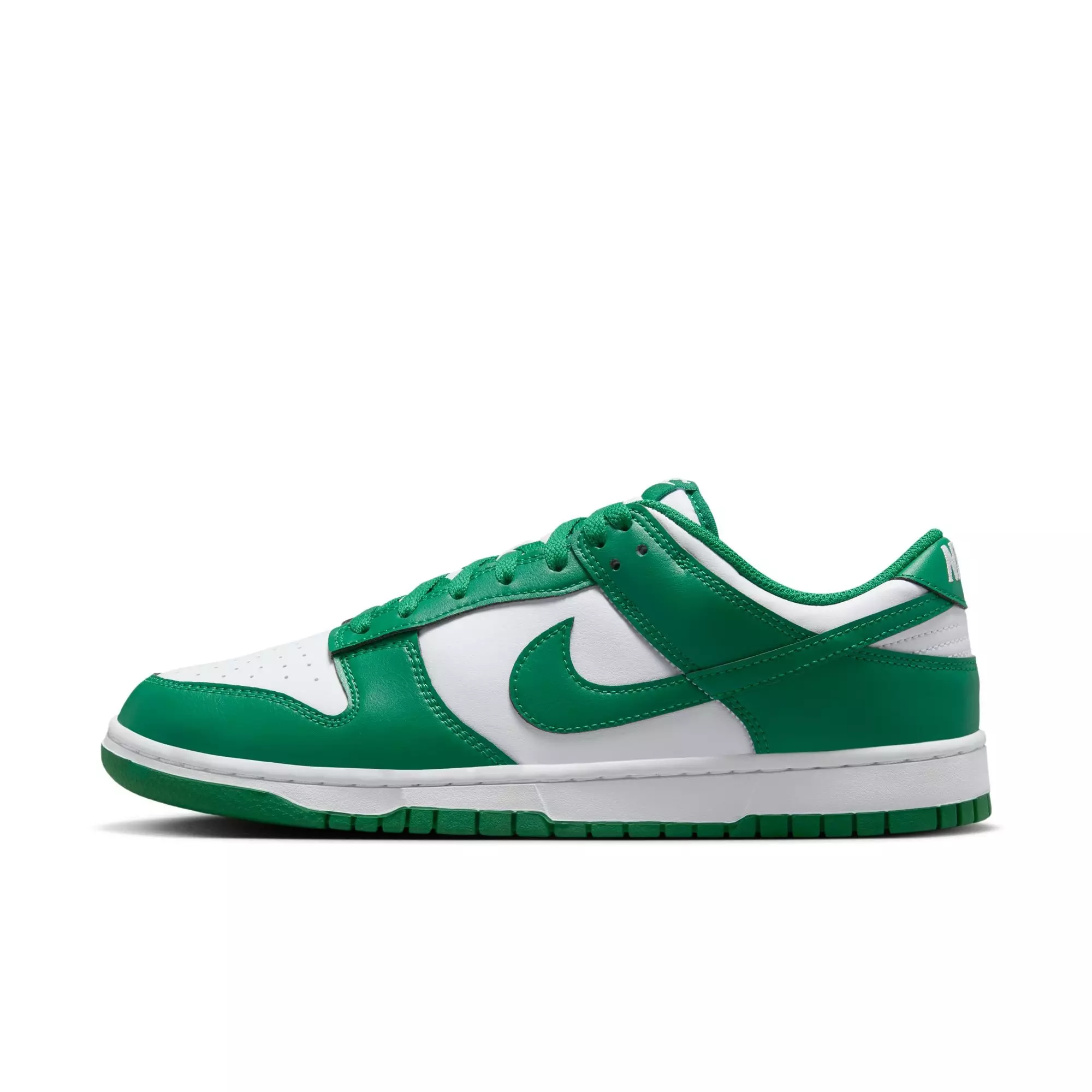Nike Dunk Low Retro "White/Malachite" Men's Shoe - WHITE/GREEN