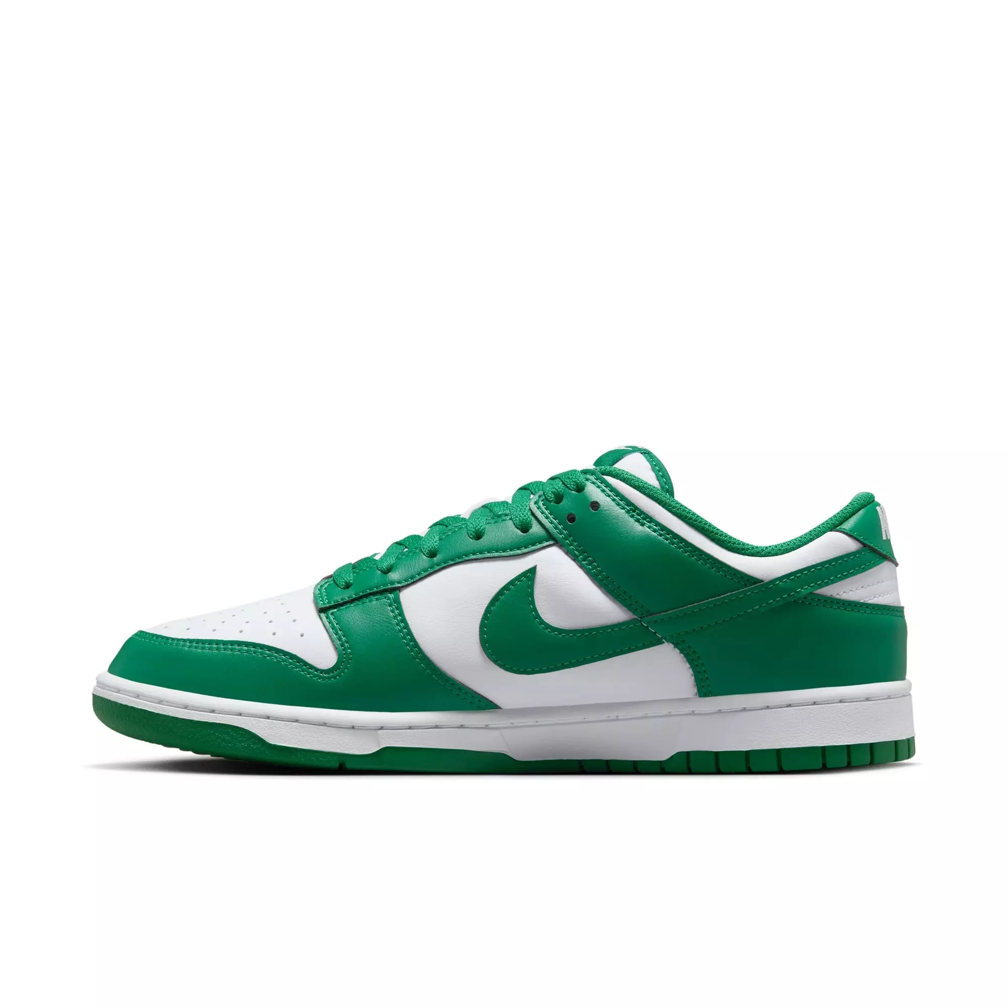 Nike Dunk Low Retro "White/Malachite" Men's Shoe - WHITE/GREEN