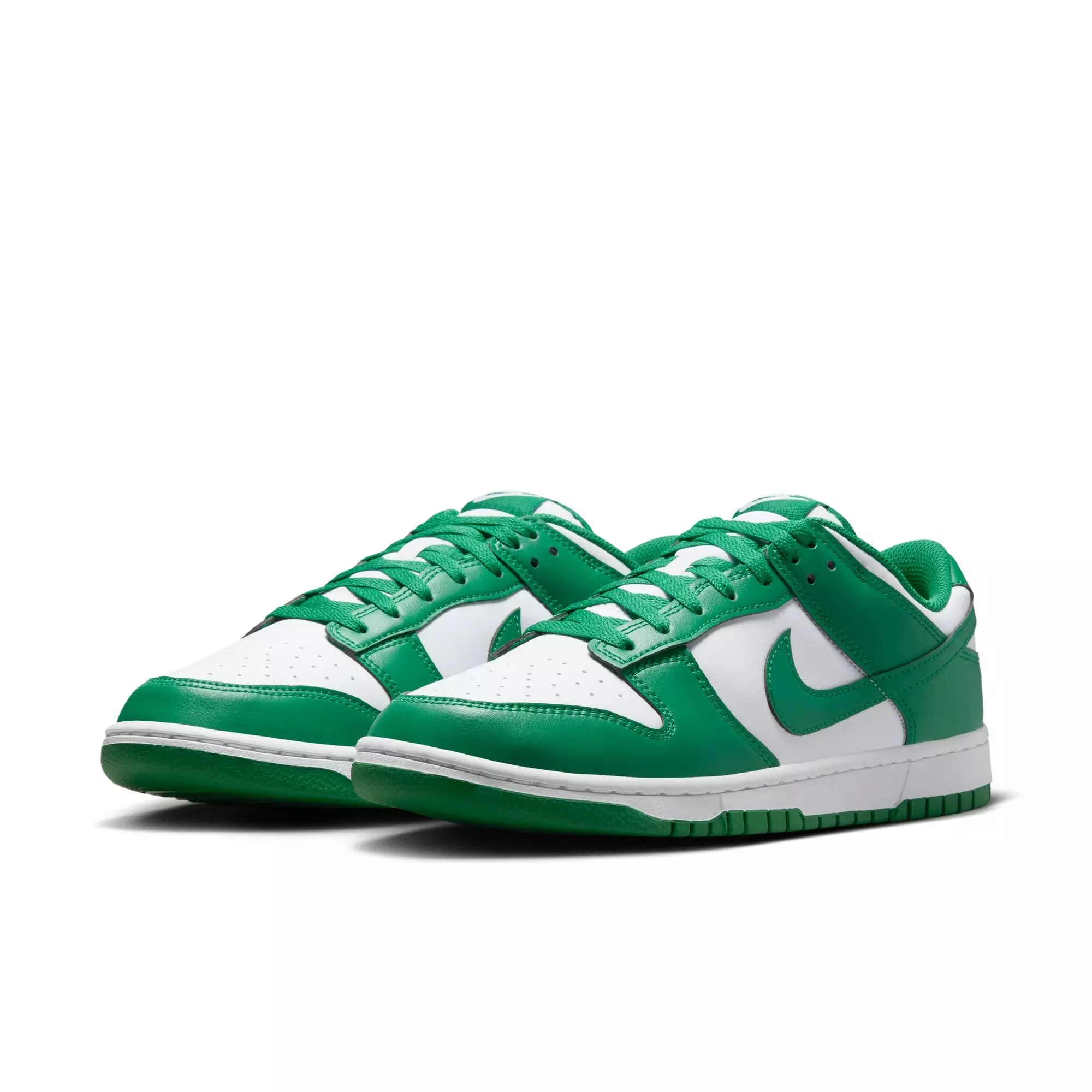Nike Dunk Low Retro "White/Malachite" Men's Shoe - WHITE/GREEN