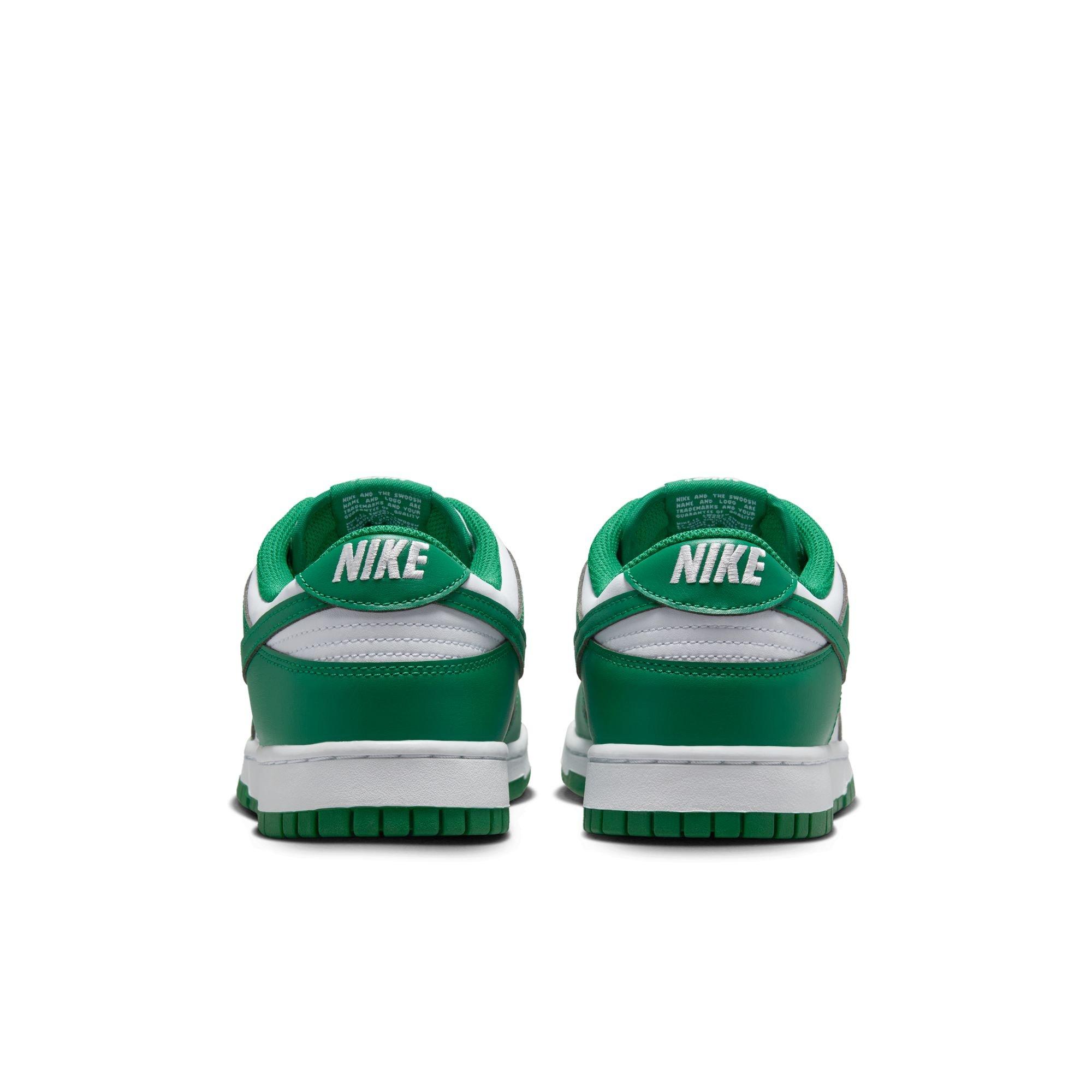 Nike Dunk Low Retro "White/Malachite" Men's Shoe - WHITE/GREEN Thumbnail View 7