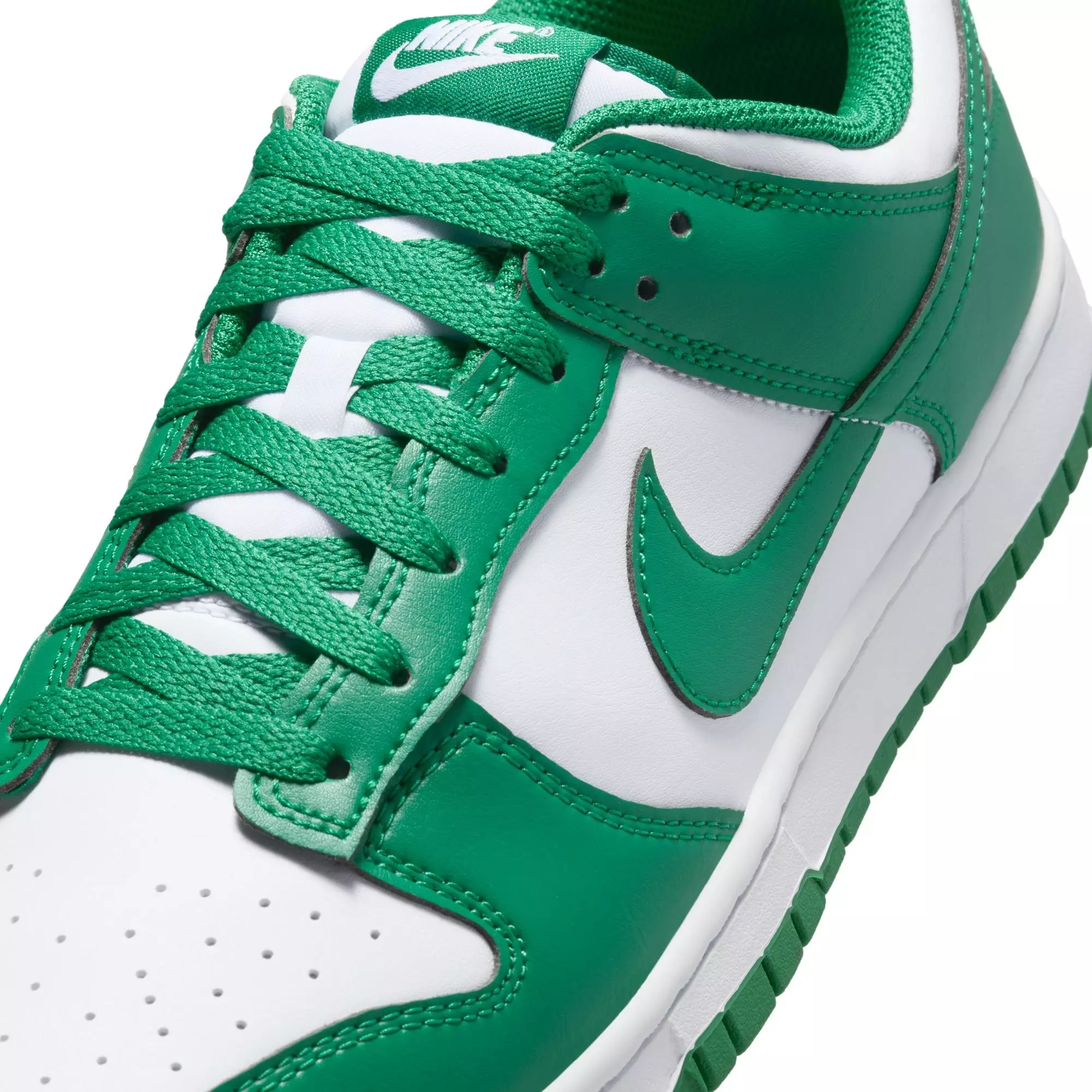 Nike Dunk Low Retro "White/Malachite" Men's Shoe - WHITE/GREEN