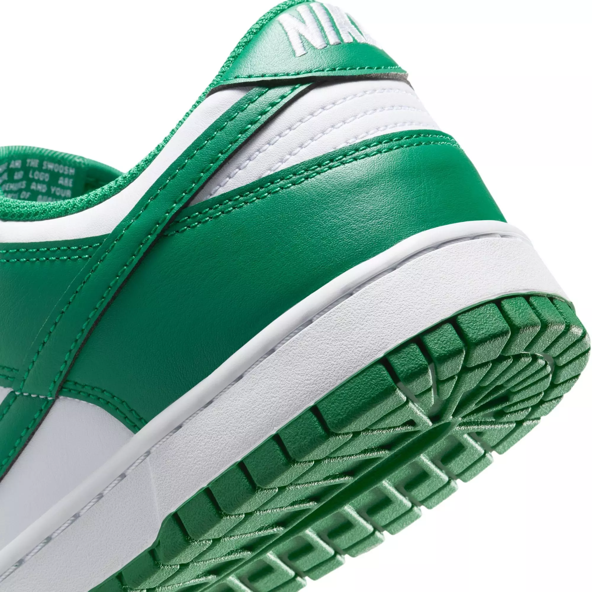Nike Dunk Low Retro "White/Malachite" Men's Shoe - WHITE/GREEN