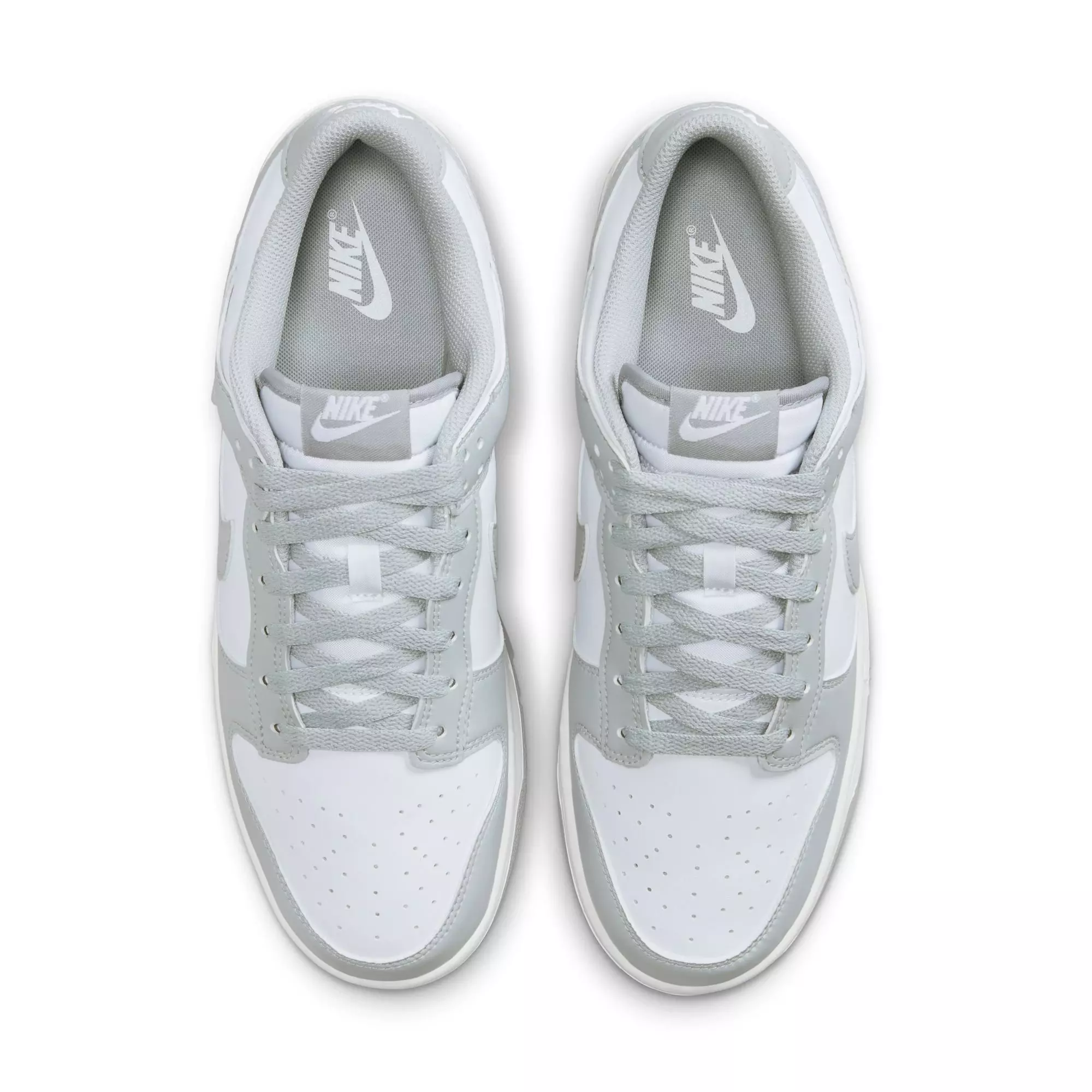 Nike Dunk Low Retro "White/Lt Smoke Grey" Men's Shoe - WHITE/GREY