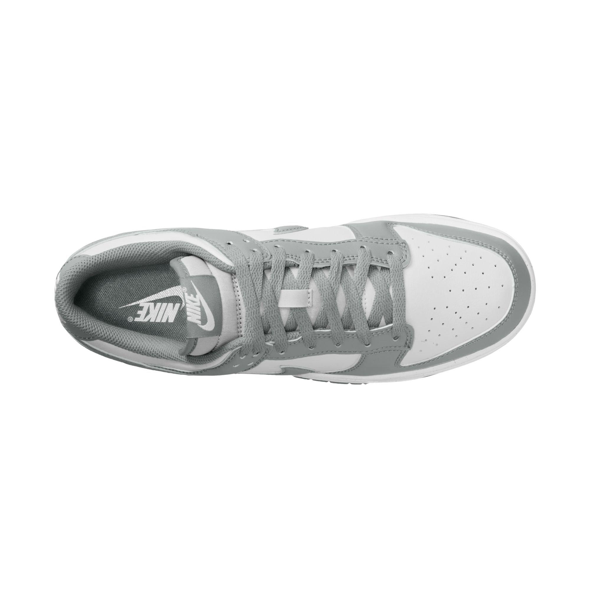 Nike Dunk Low Retro Men's "White/Lt Smoke Grey" Shoe