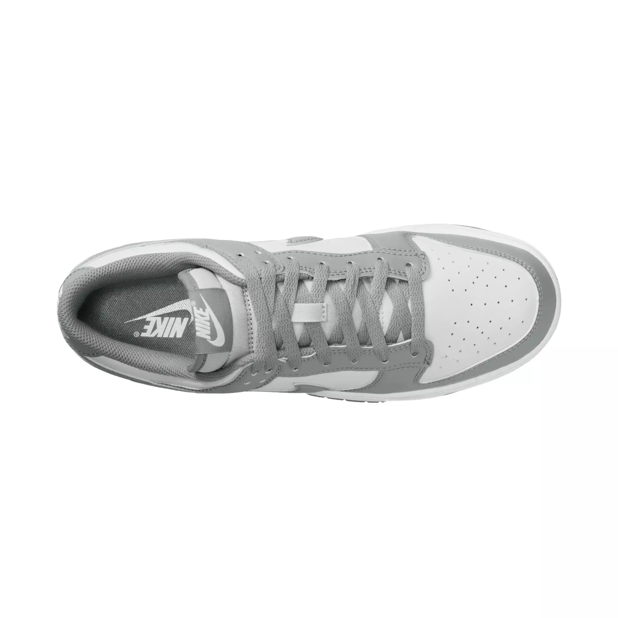 Nike Dunk Low Retro "White/Lt Smoke Grey" Men's Shoe - WHITE/GREY