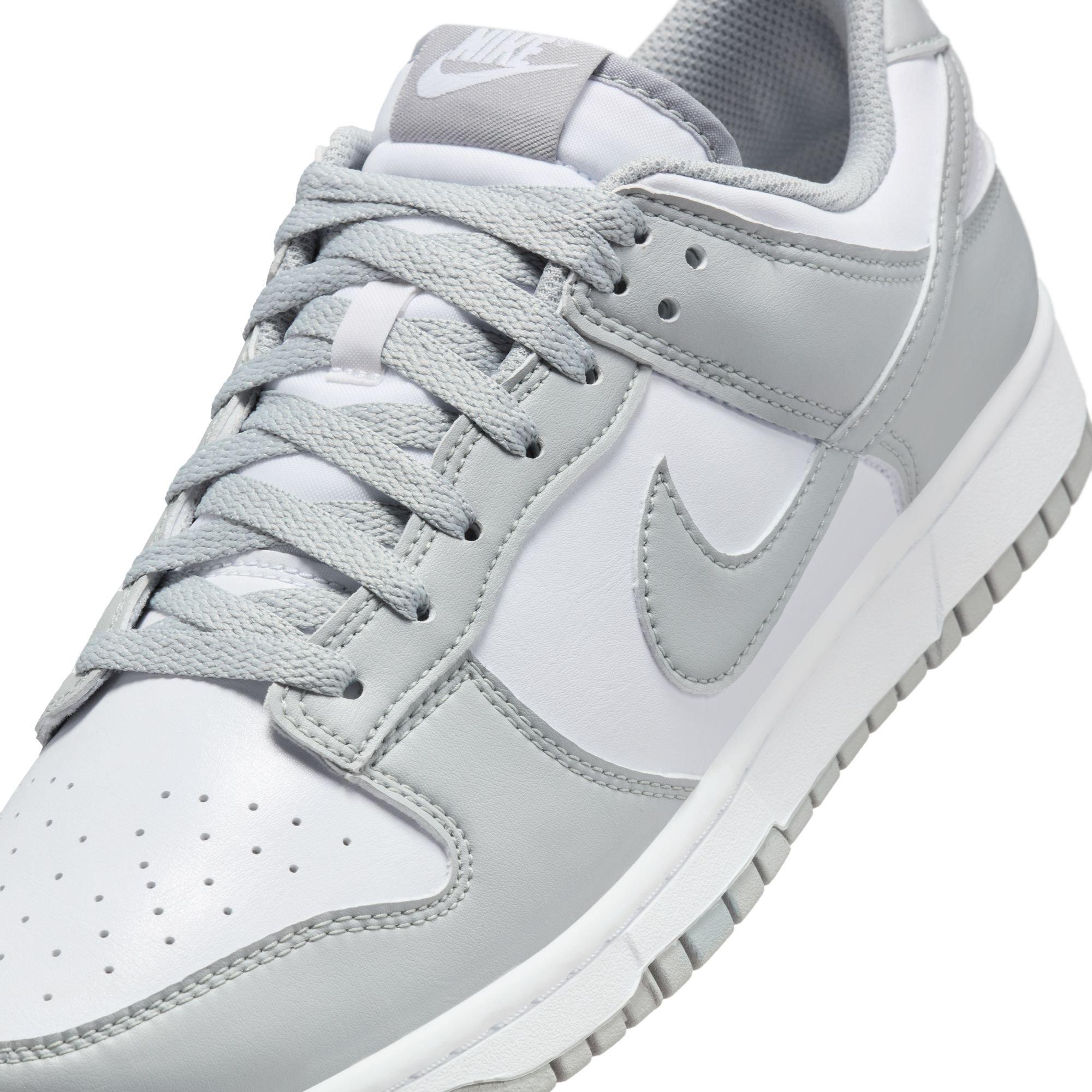 Nike Dunk Low Retro Men's "White/Lt Smoke Grey" Shoe