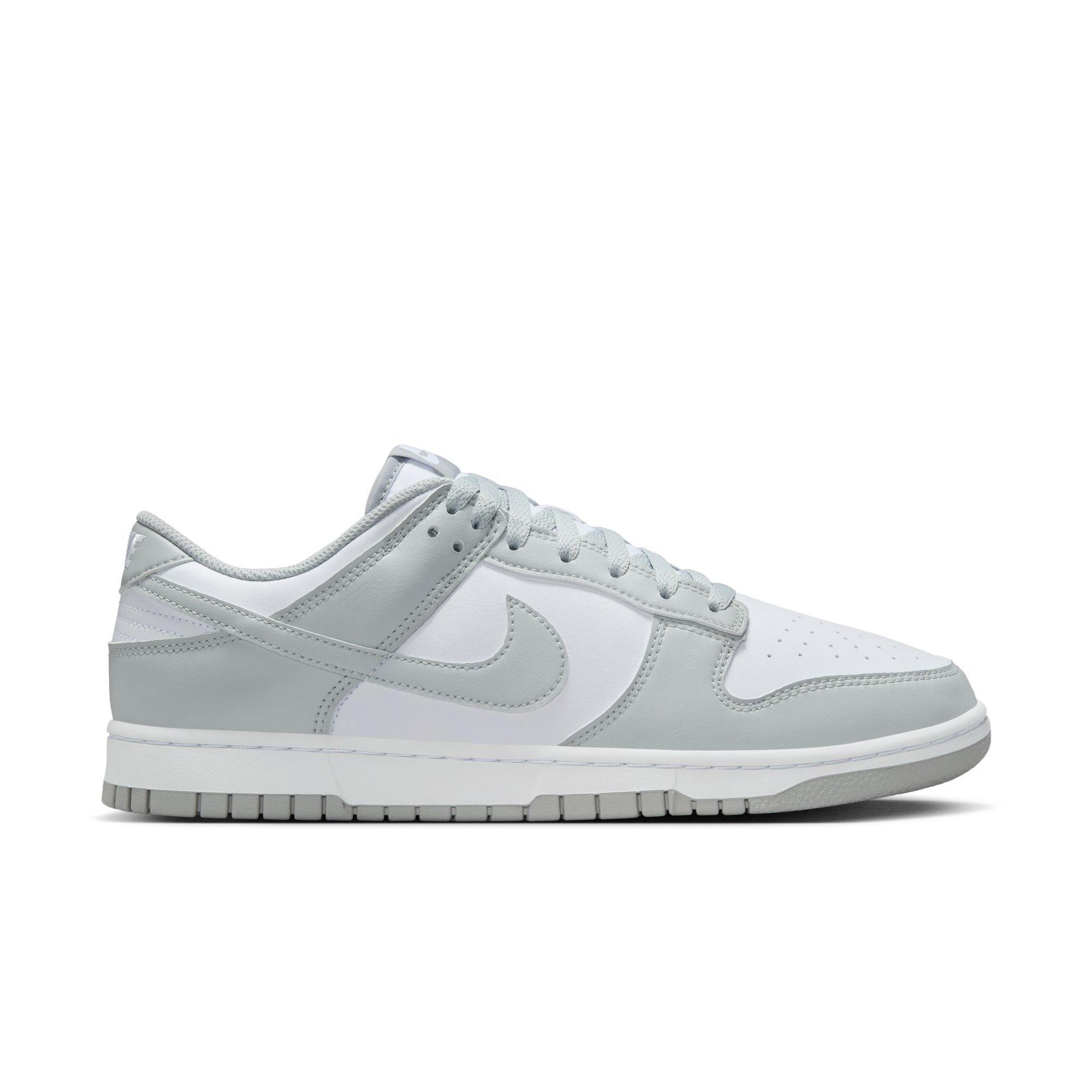 Nike Dunk Low Retro "White/Lt Smoke Grey" Men's Shoe - WHITE/GREY