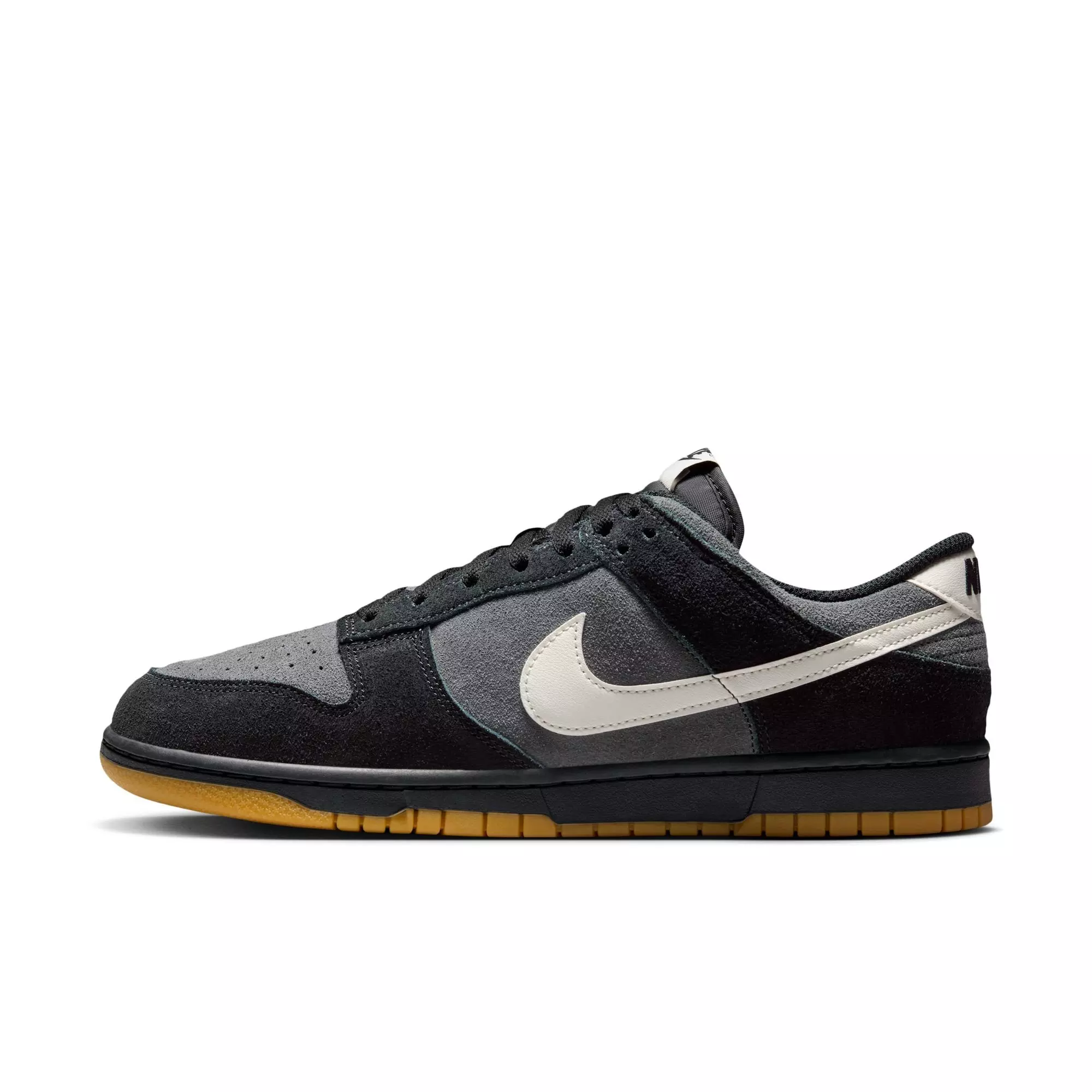 Nike Dunk Low Retro SE "Black/Pale Ivory/Anthracite" Men's Shoe - BLACK/GUM