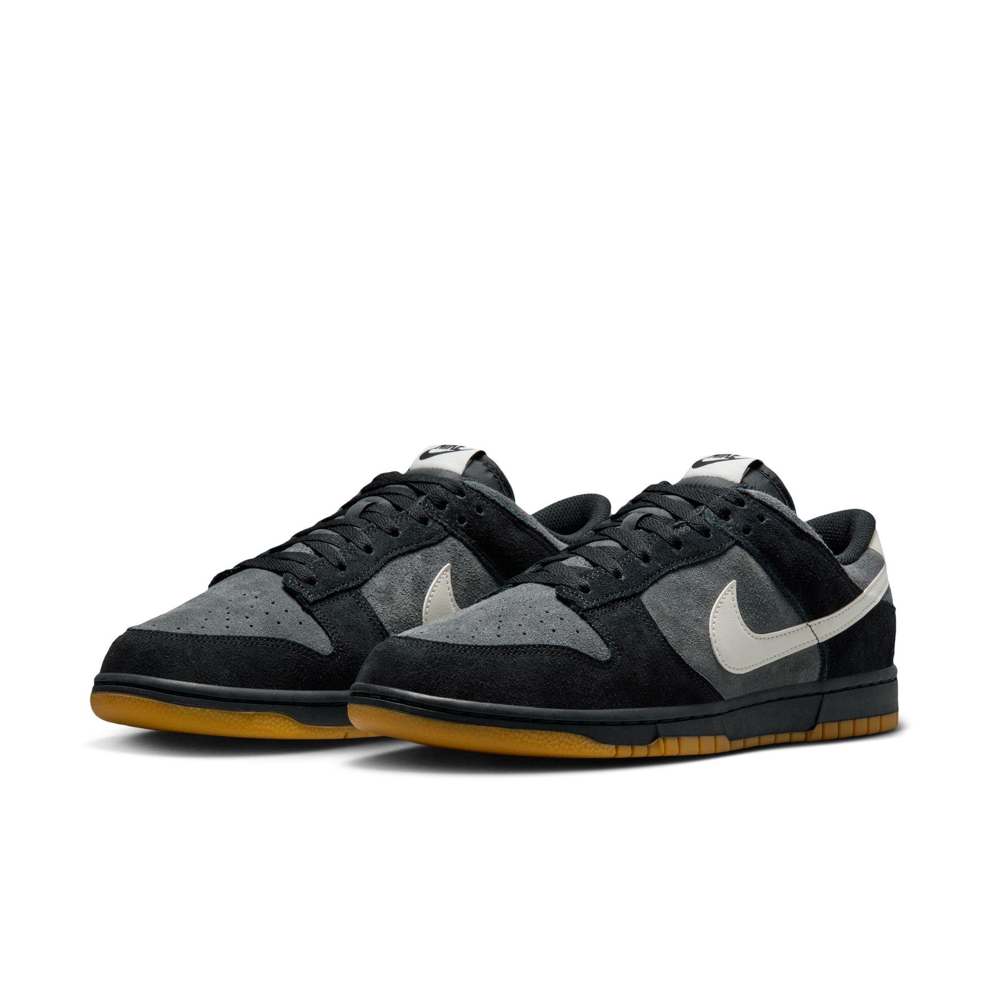 Nike Dunk Low Retro SE "Black/Pale Ivory/Anthracite" Men's Shoe - BLACK/GUM Thumbnail View 5