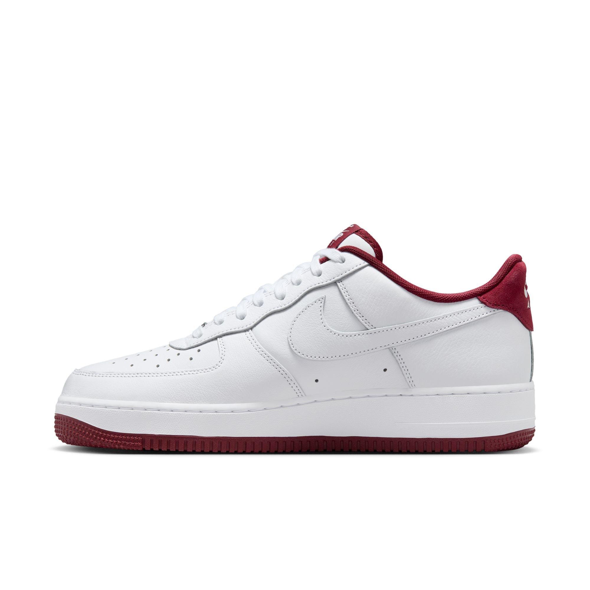 Nike Air Force 1 '07 LV8 "White/Team Red" Men's Shoe - WHITE/RED Thumbnail View 4