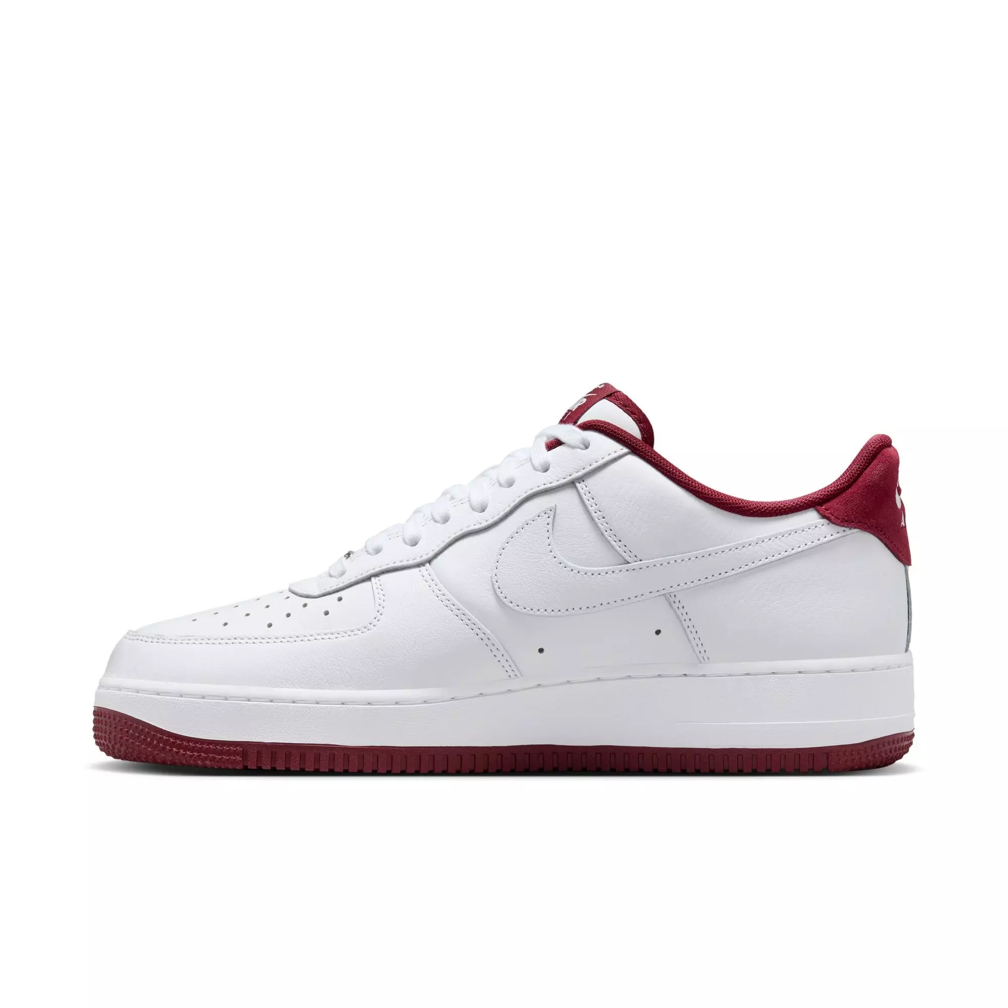 Nike Air Force 1 '07 LV8 "White/Team Red" Men's Shoe - WHITE/RED