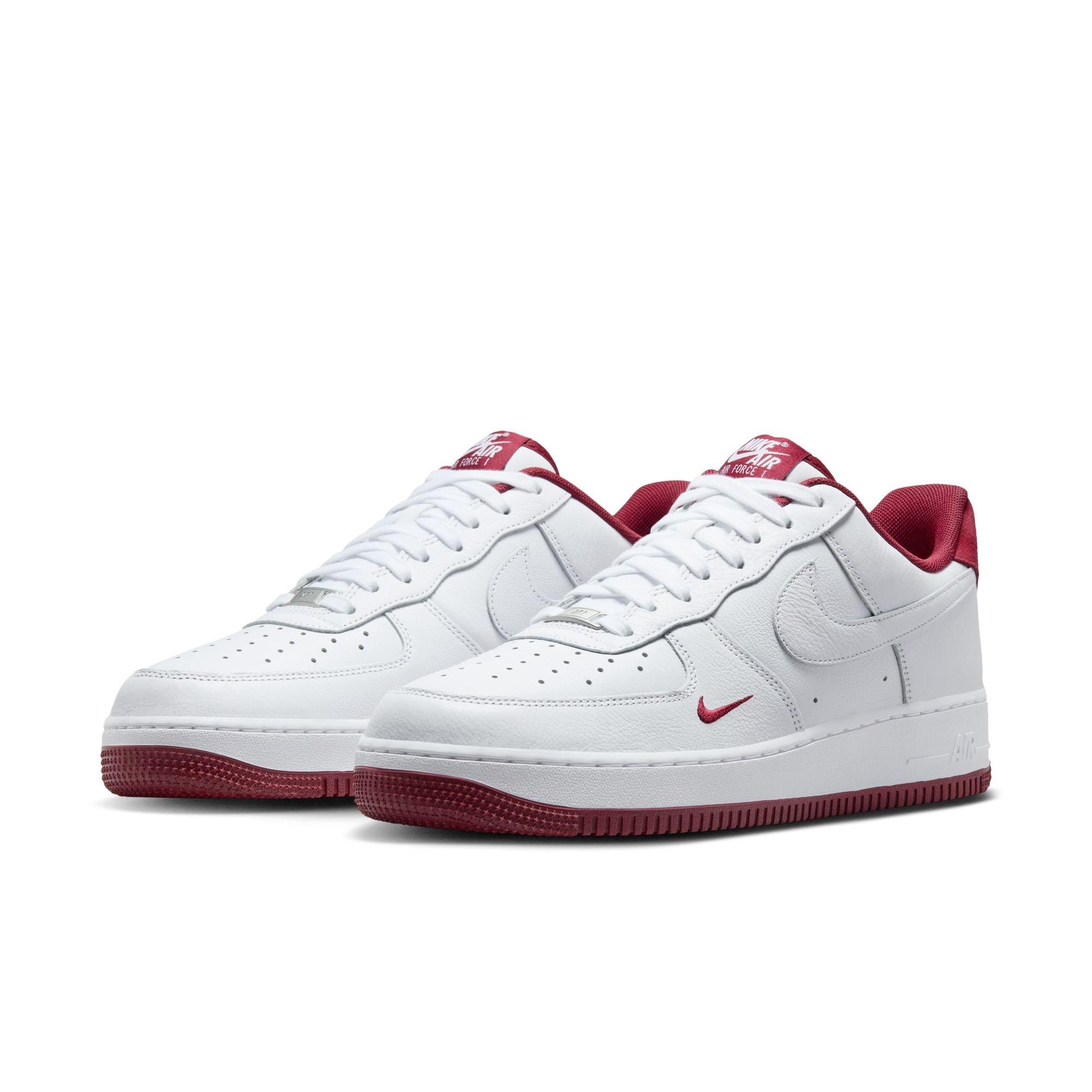 Nike Air Force 1 '07 LV8 "White/Team Red" Men's Shoe - WHITE/RED Thumbnail View 5