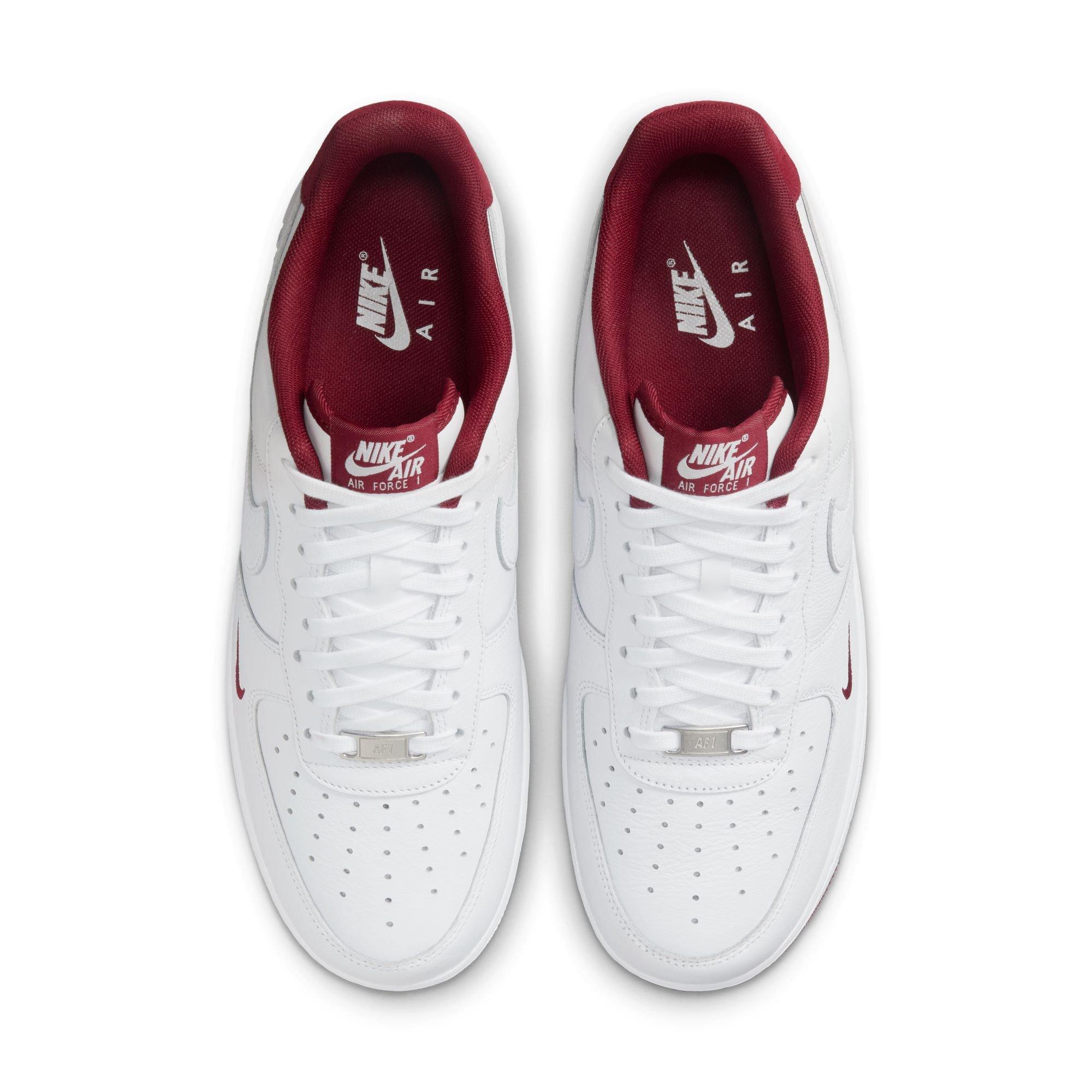 Nike Air Force 1 '07 LV8 "White/Team Red" Men's Shoe - WHITE/RED Thumbnail View 6